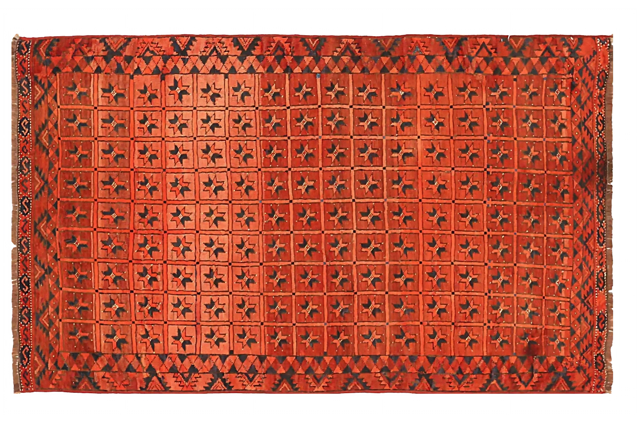 Antique Afghanistan Tribal Rug 72734