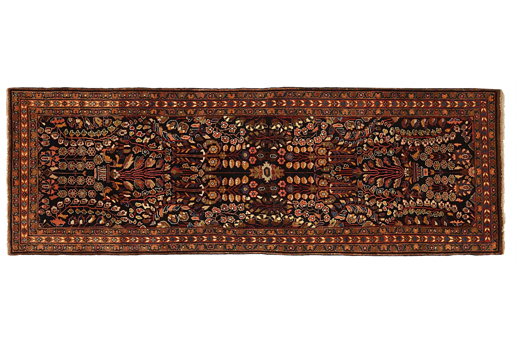 Antique Persian Farahan Traditional Rug 72757