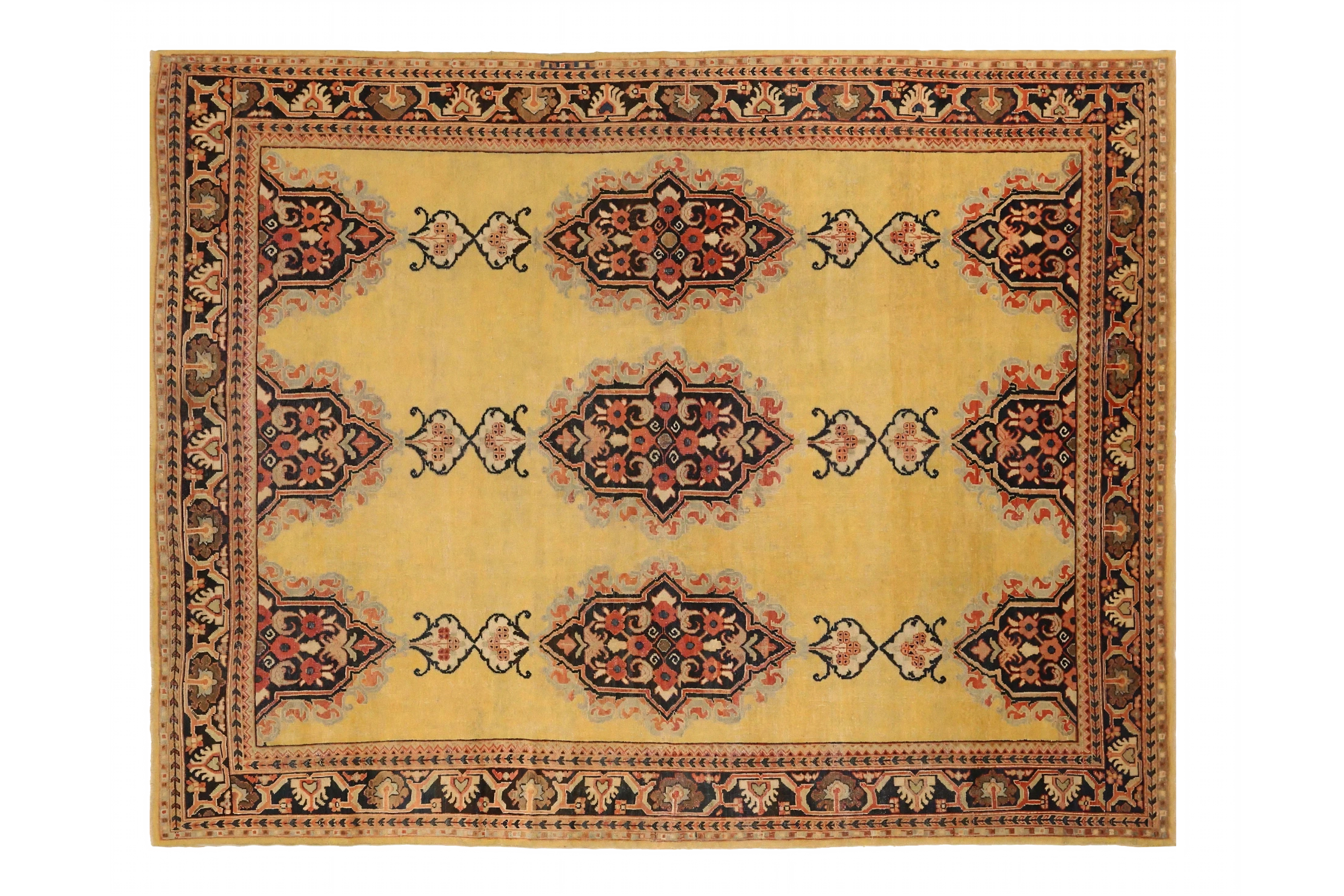 Antique Persian Sultanabad Traditional Rug 72760