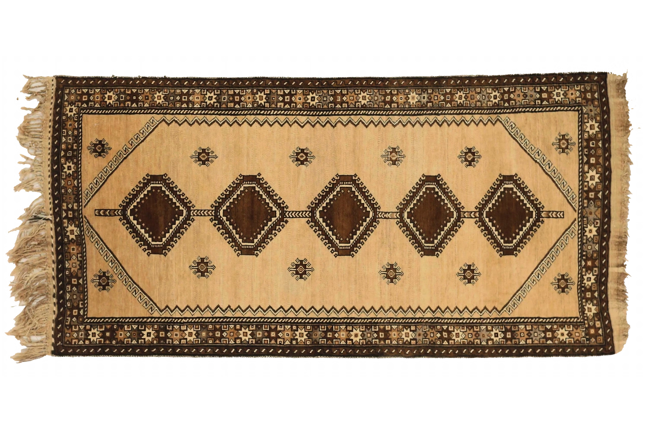 Antique Persian Gabbeh Traditional Rug 72769