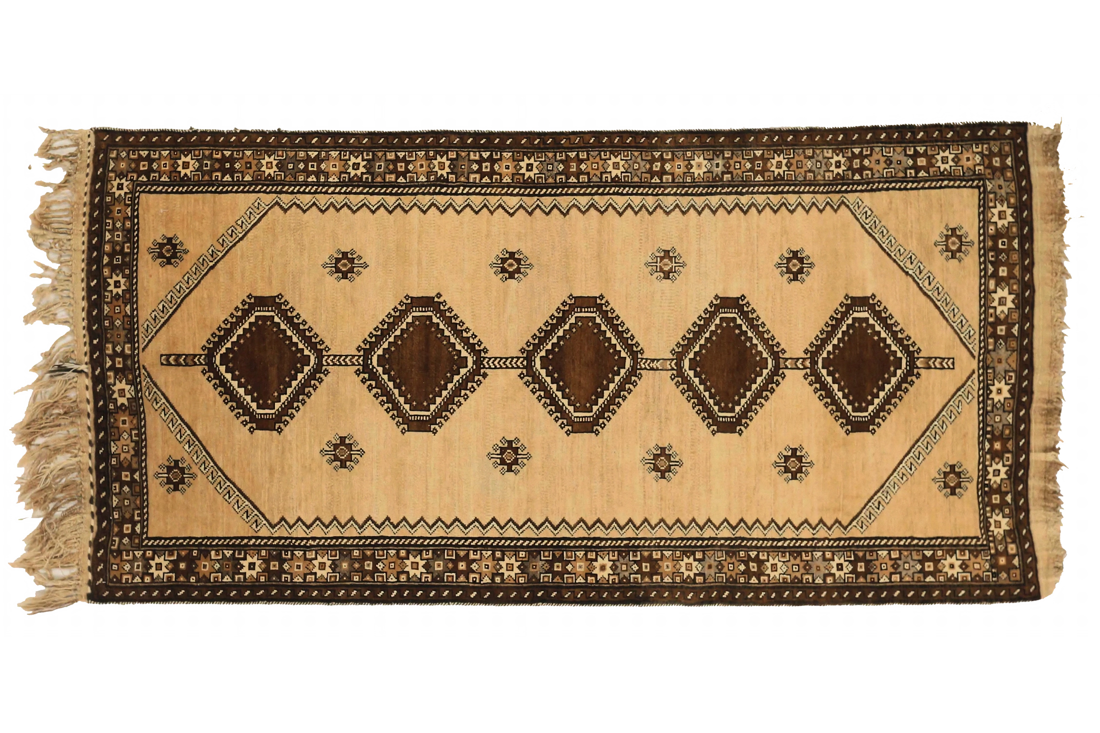 Antique Persian Gabbeh Traditional Rug 72769