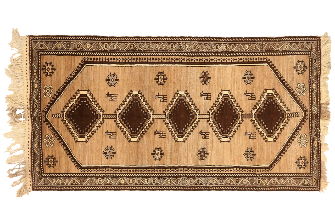 Antique Persian Gabbeh Traditional Rug 72770