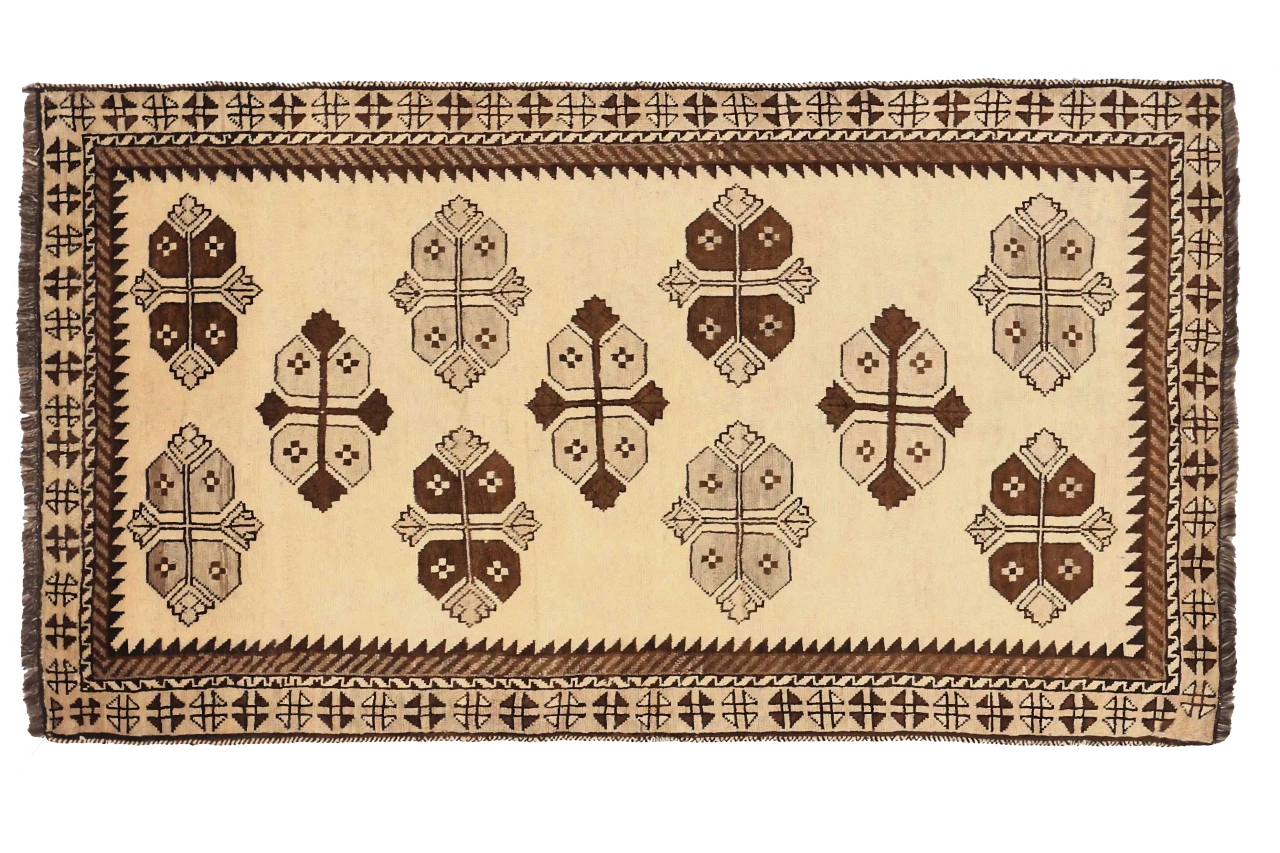 Antique Persian Gabbeh Traditional Rug 72772