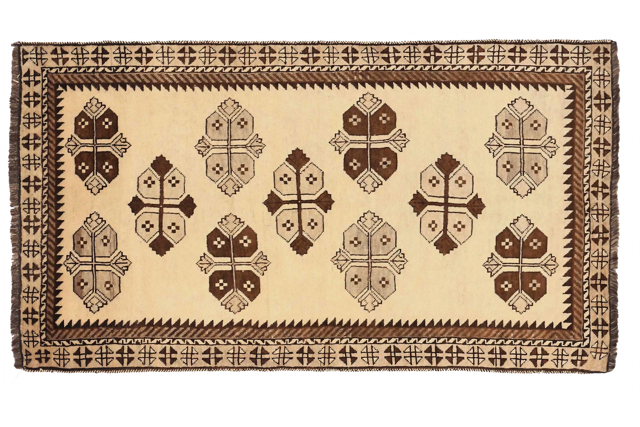 Antique Persian Gabbeh Traditional Rug 72772