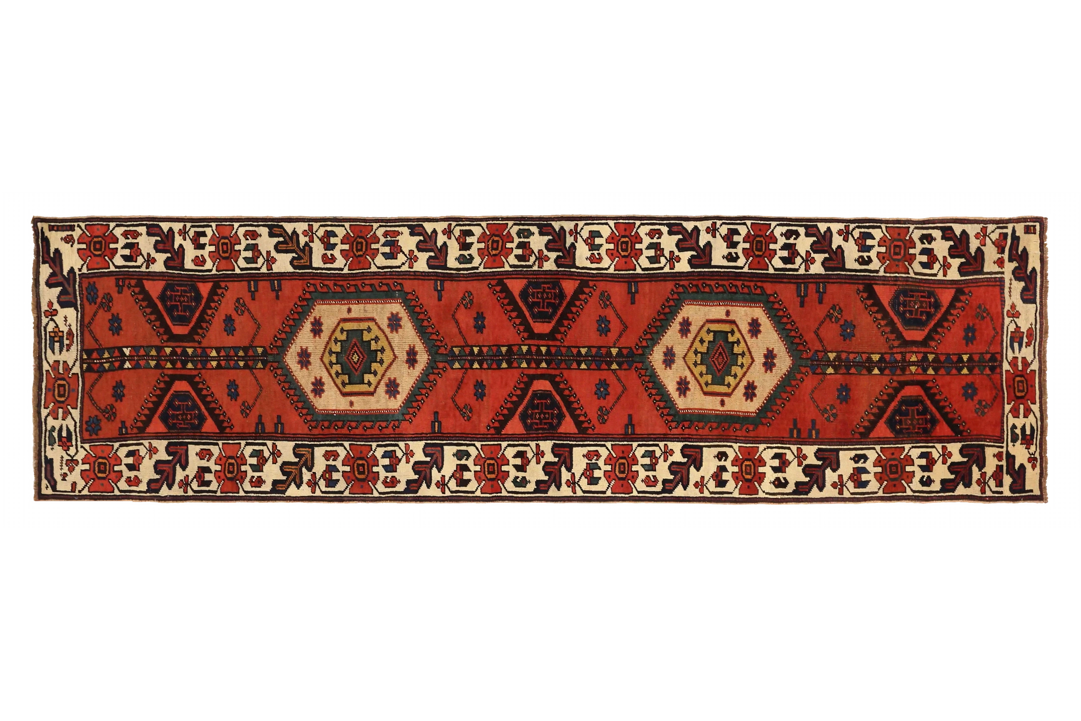 Antique Persian Bijar Traditional Rug 72779