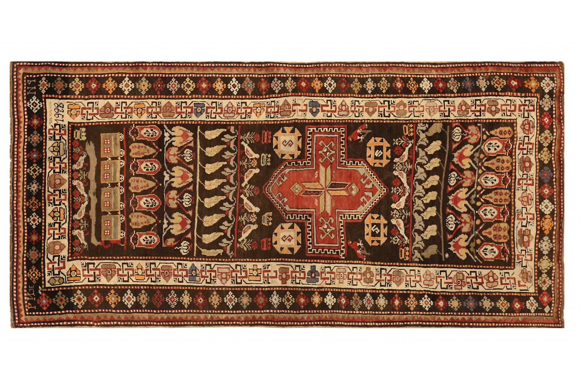 Antique Russia Karabagh Traditional Rug 72786