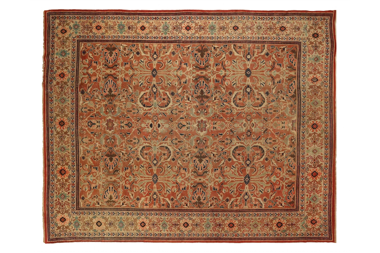 Antique Persian Sultanabad Traditional Rug 72814