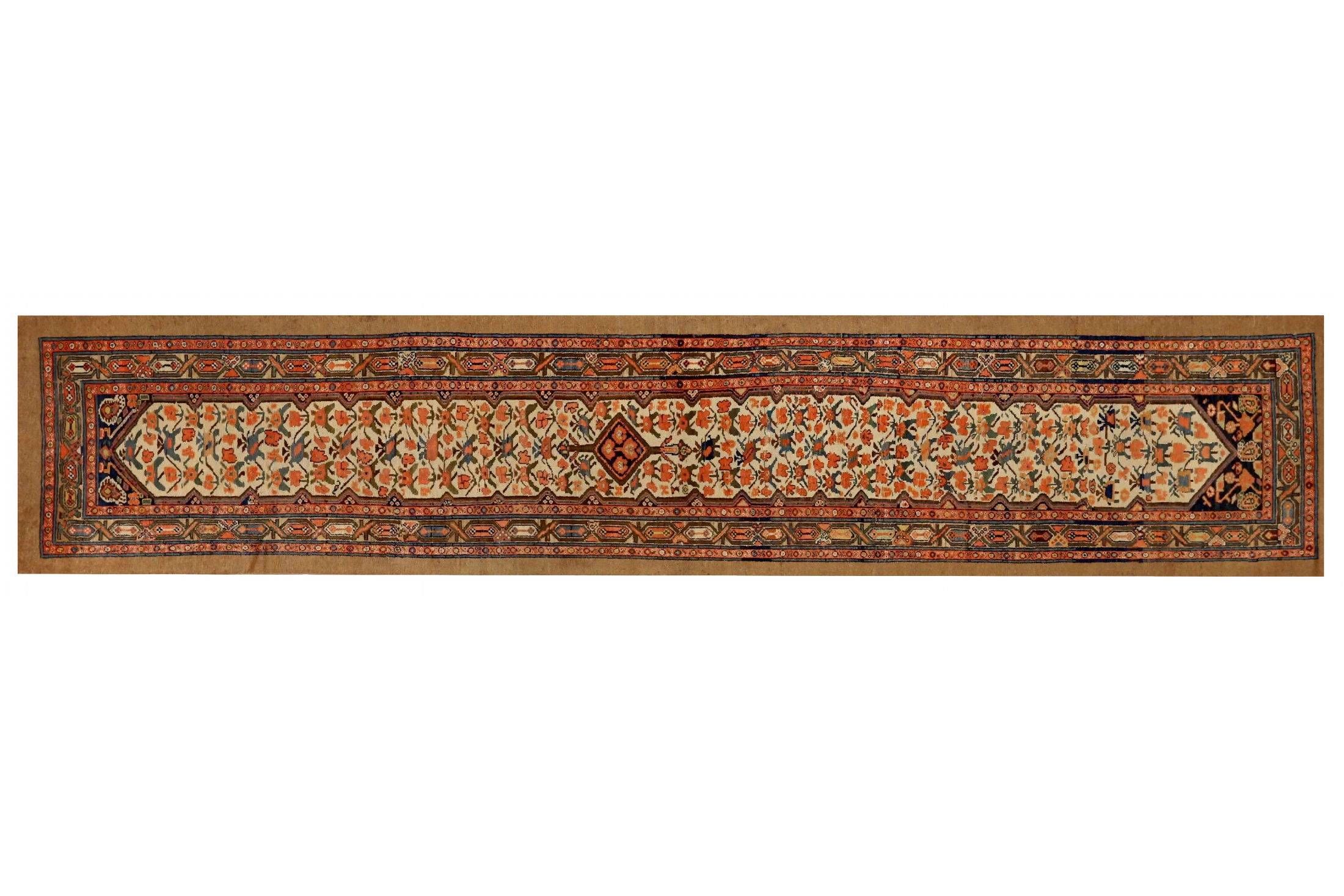 Antique Persian Malayer Traditional Rug 72828