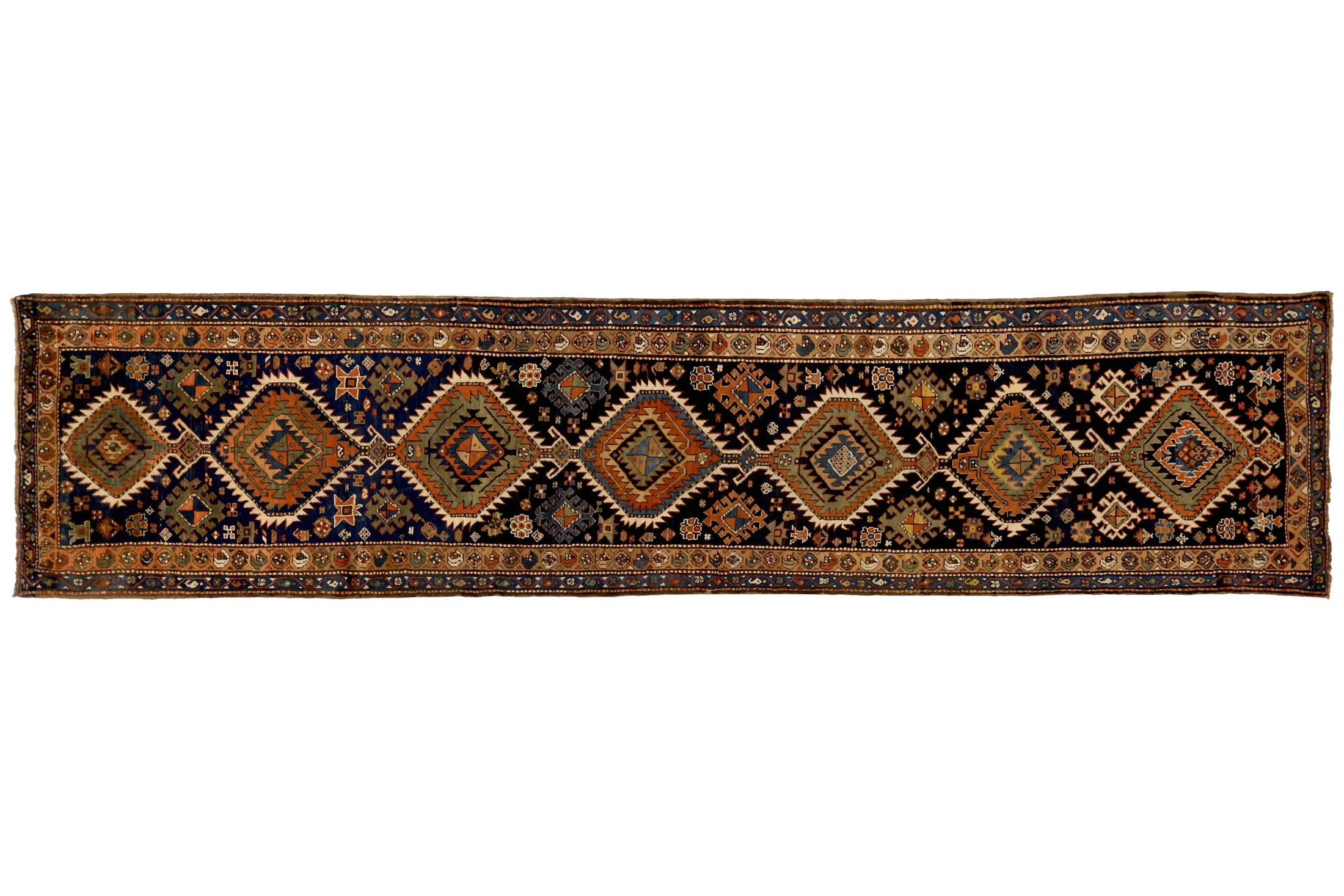 Antique Persian Azarbaijan Traditional Rug 72855