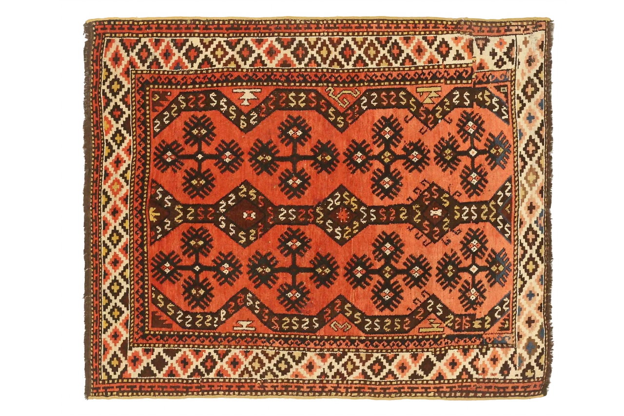 Antique Afghanistan Afghan Tribal Rug 72872