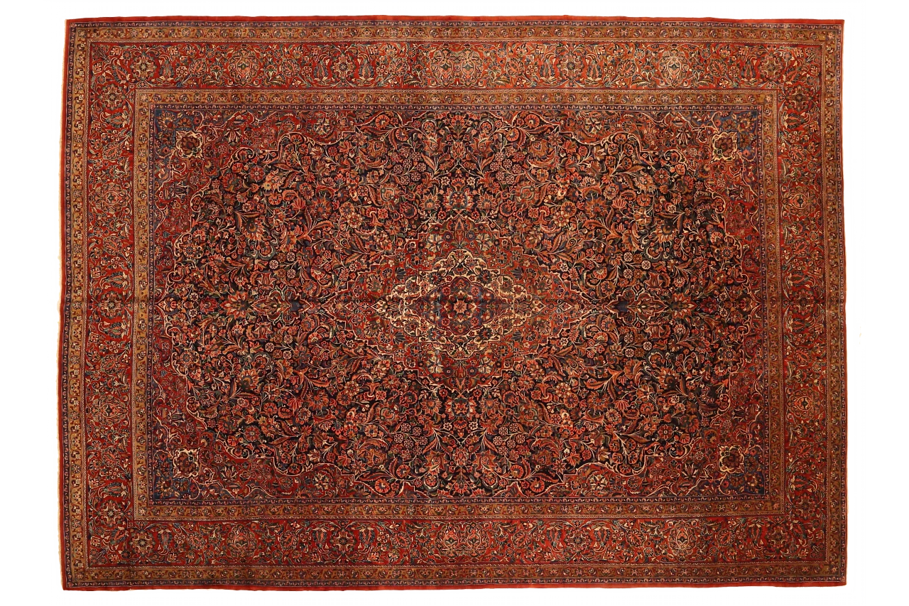 Antique Persian Ghazvin Traditional Rug 72894