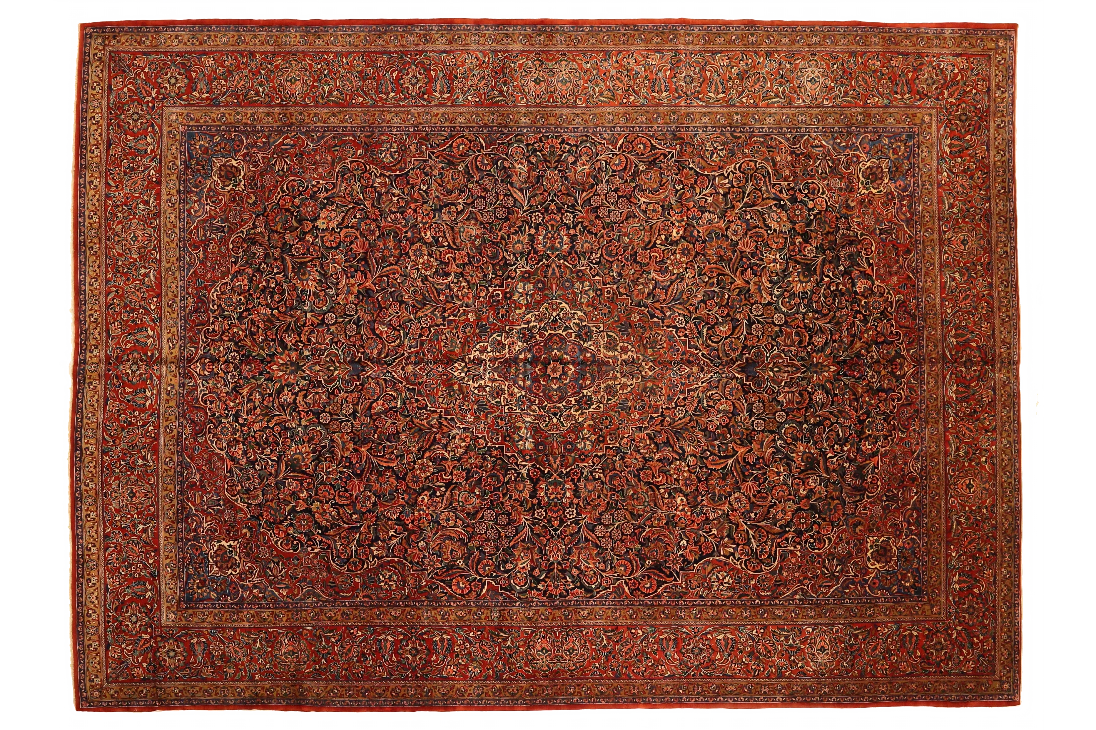 Antique Persian Ghazvin Traditional Rug 72894