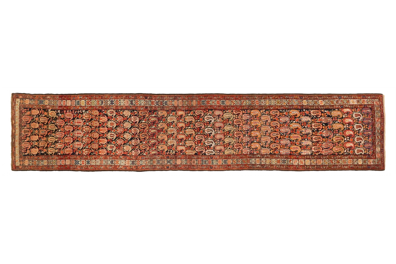 Antique Persian Malayer Transitional Rug 72900