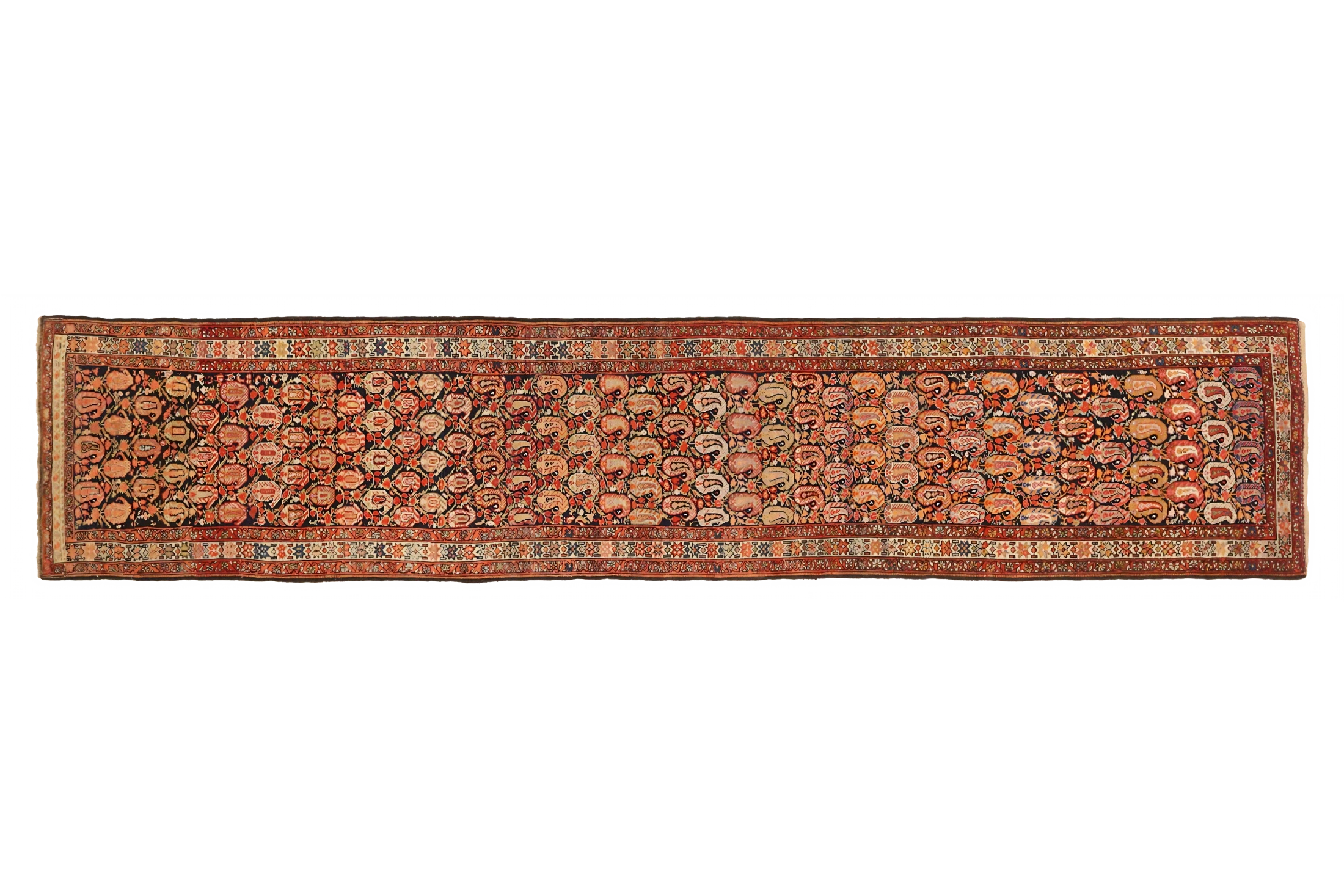 Antique Persian Malayer Transitional Rug 72900