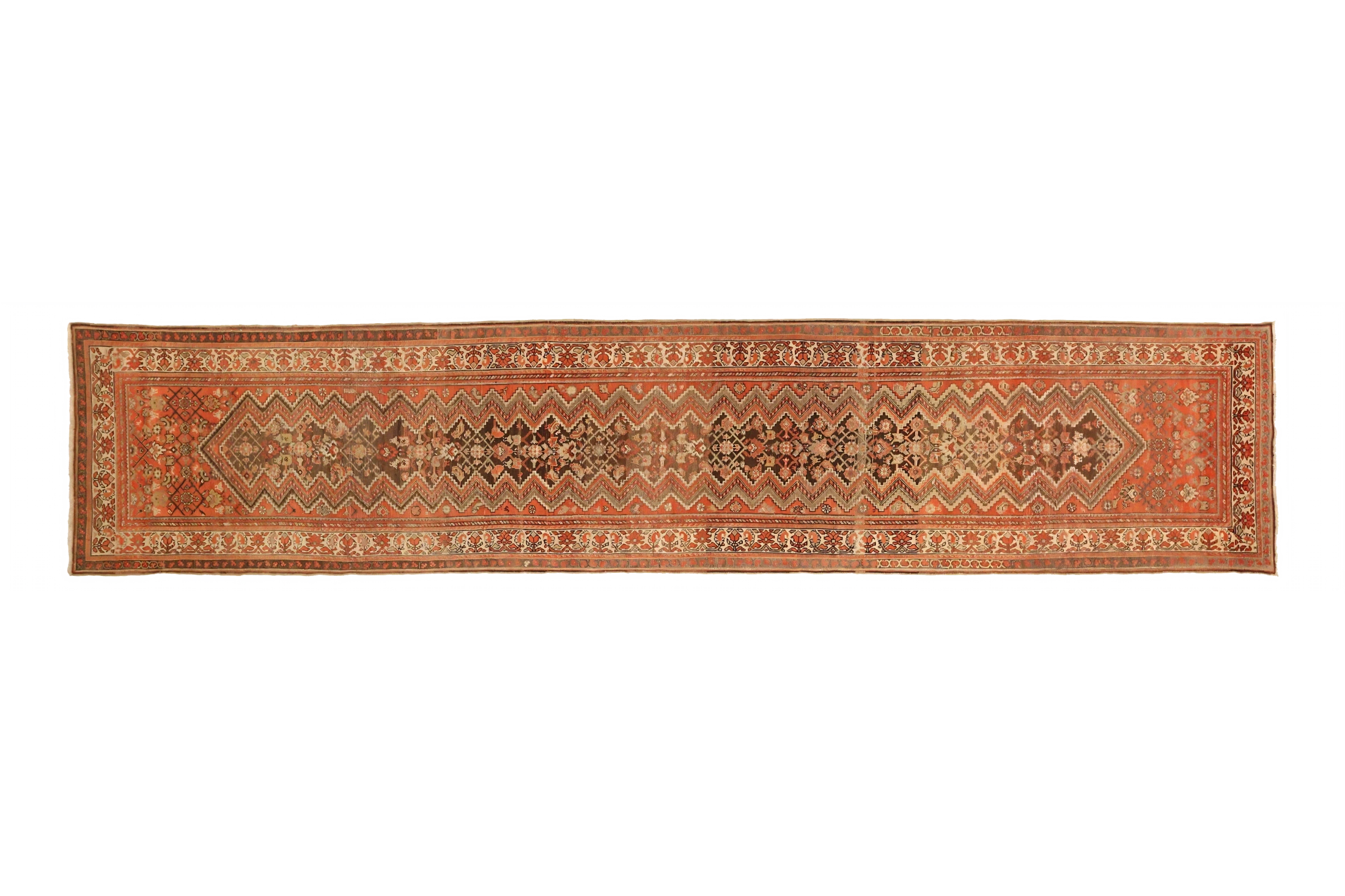Antique Persian Malayer Transitional Rug 72928