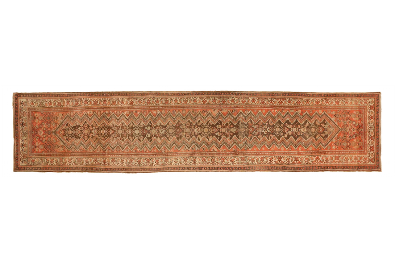 Antique Persian Malayer Traditional Rug 72929