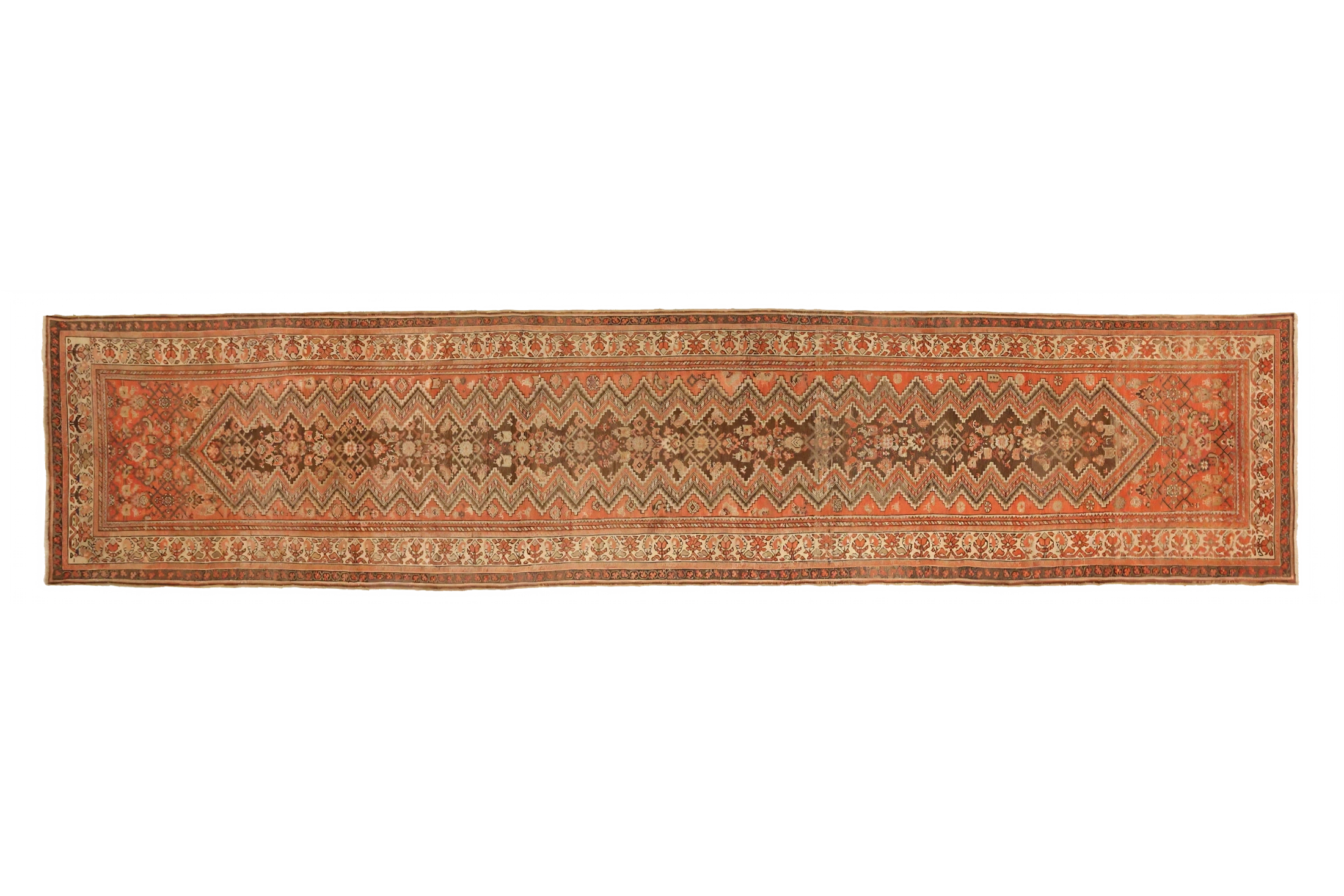 Antique Persian Malayer Traditional Rug 72929
