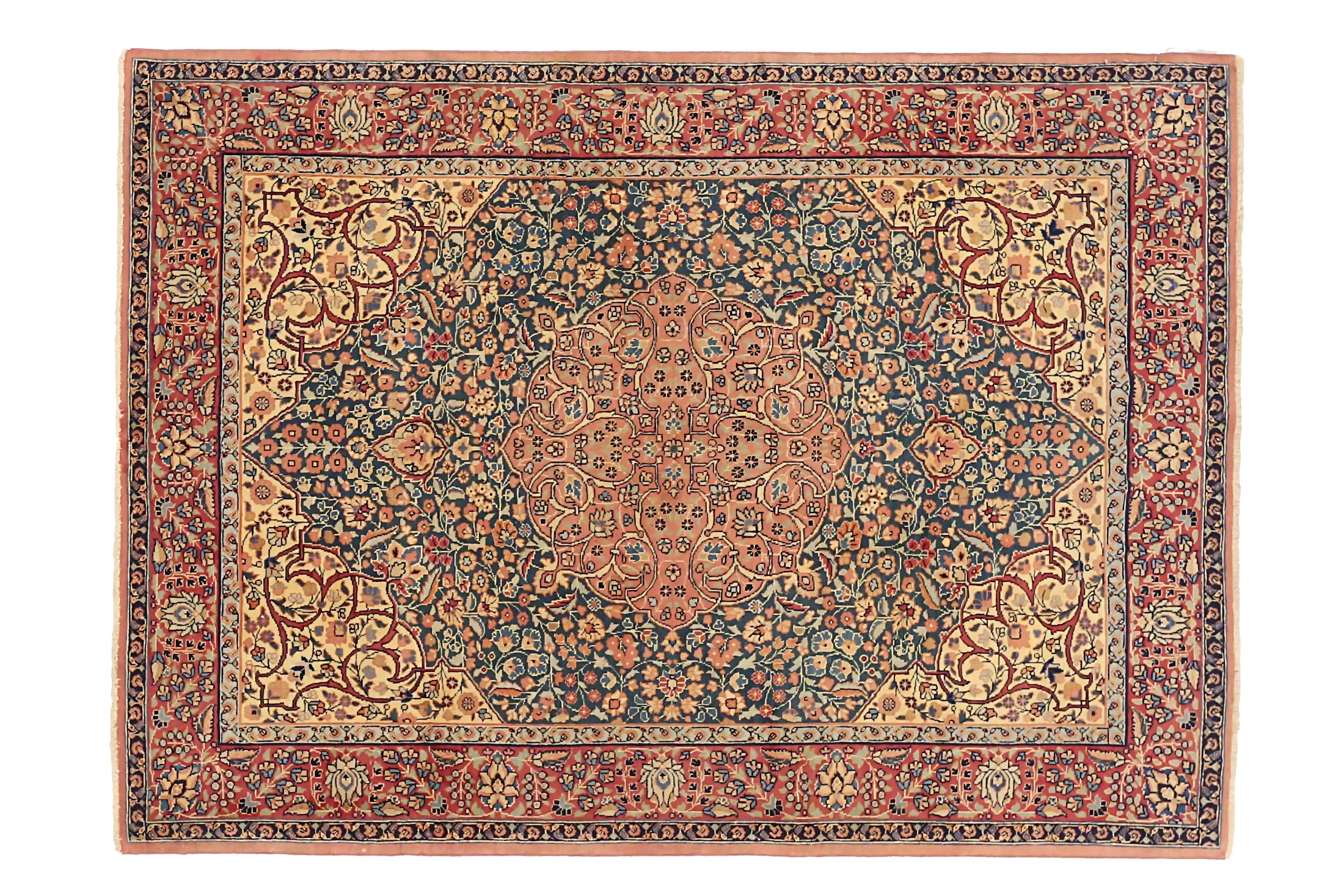 Antique Persian Traditional Rug 72941