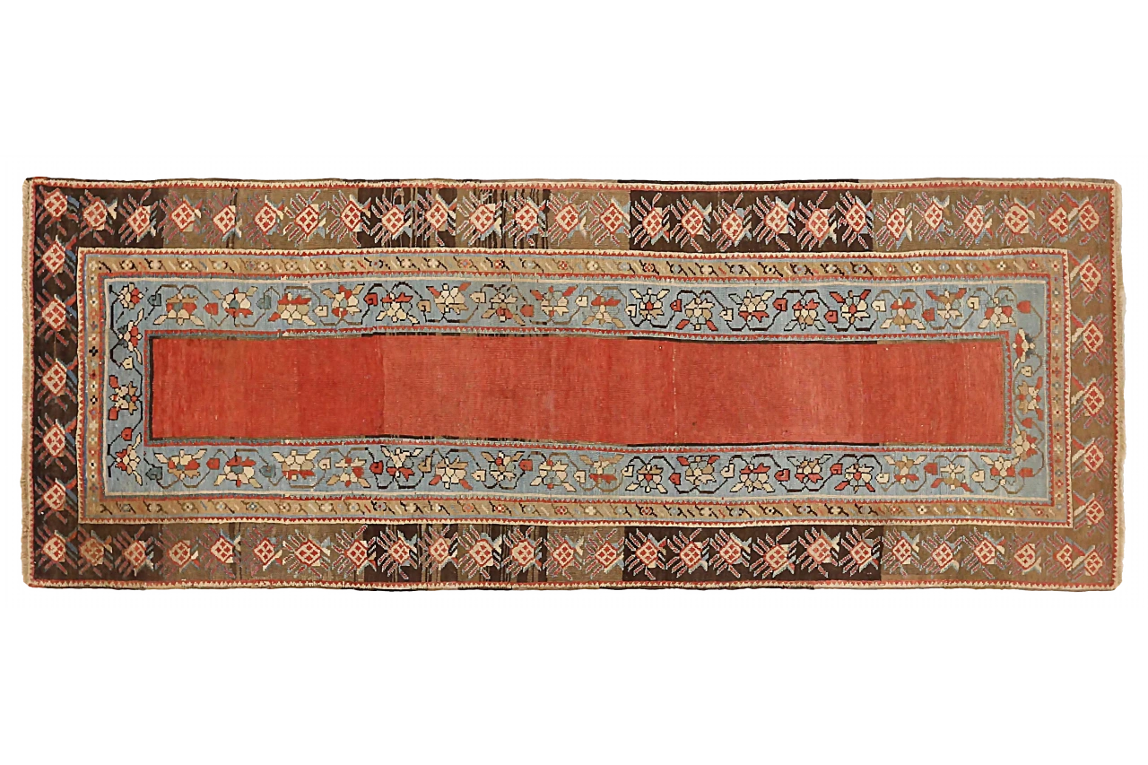 Antique Russia Kazakhstan Transitional Rug 72969
