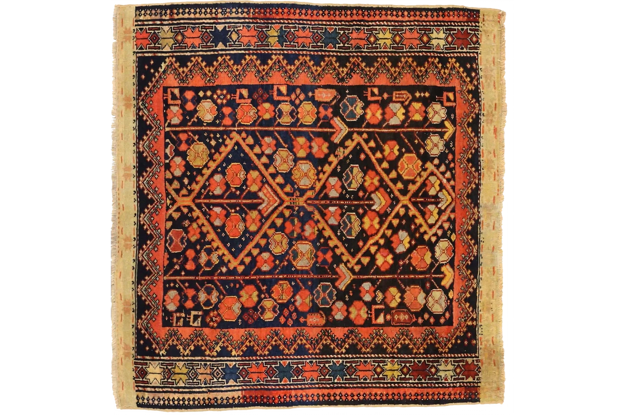Antique Persian Malayer Traditional Rug 72973