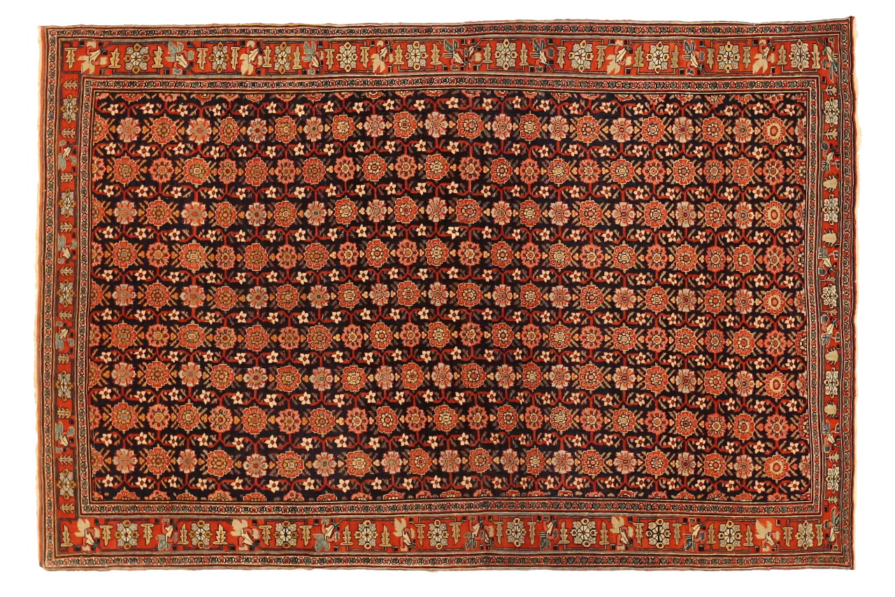 Antique Persian Bijar Traditional Rug 72974