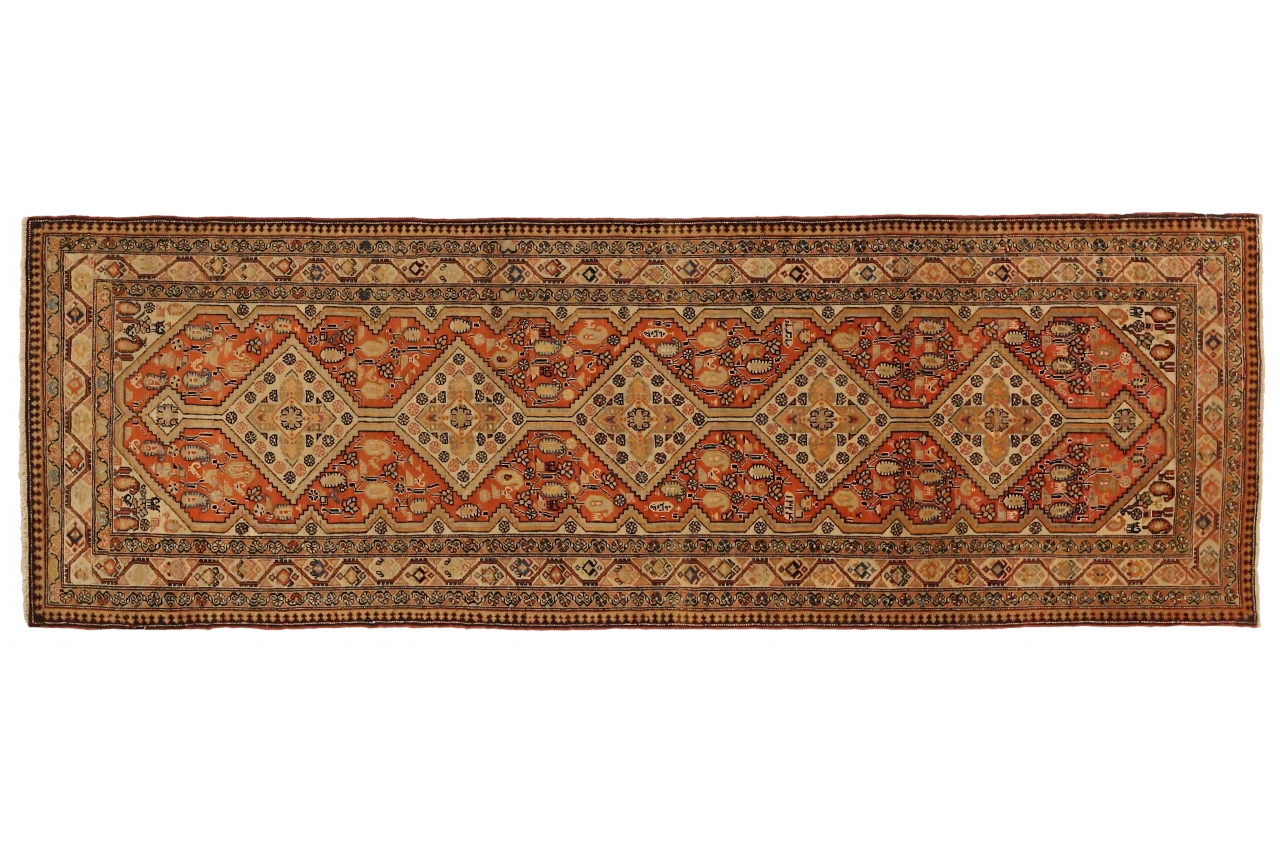 Antique Persian Malayer Traditional Rug 72978