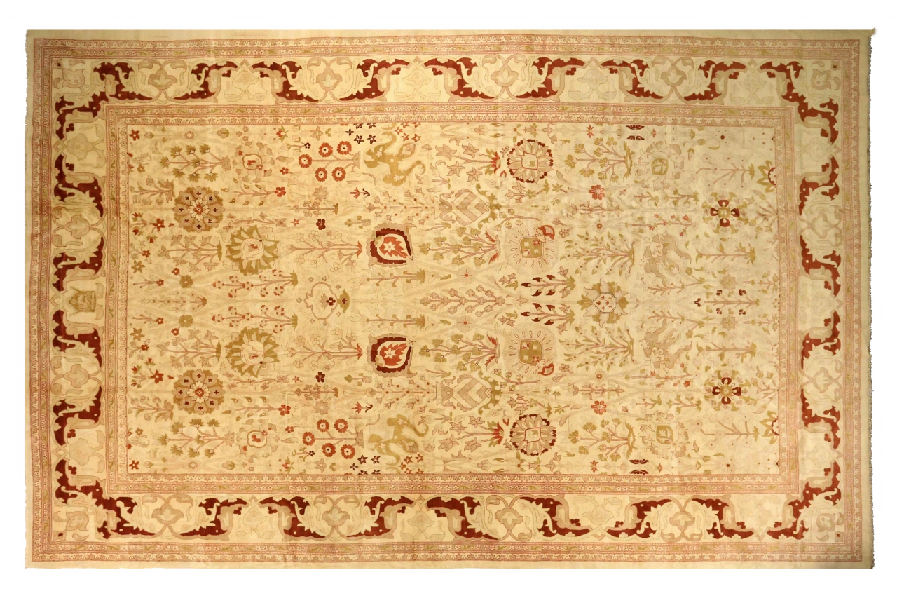 Antique Persian Tabriz Transitional Rug 73006