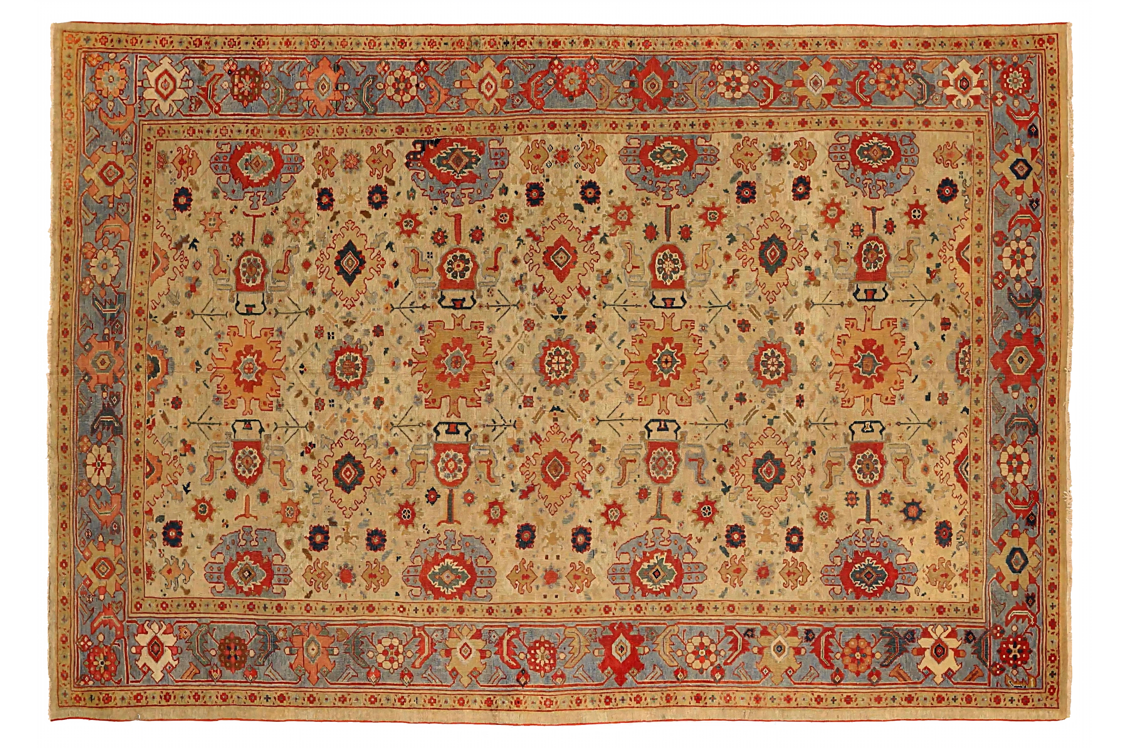 Antique Persian Sultanabad Traditional Rug 73032