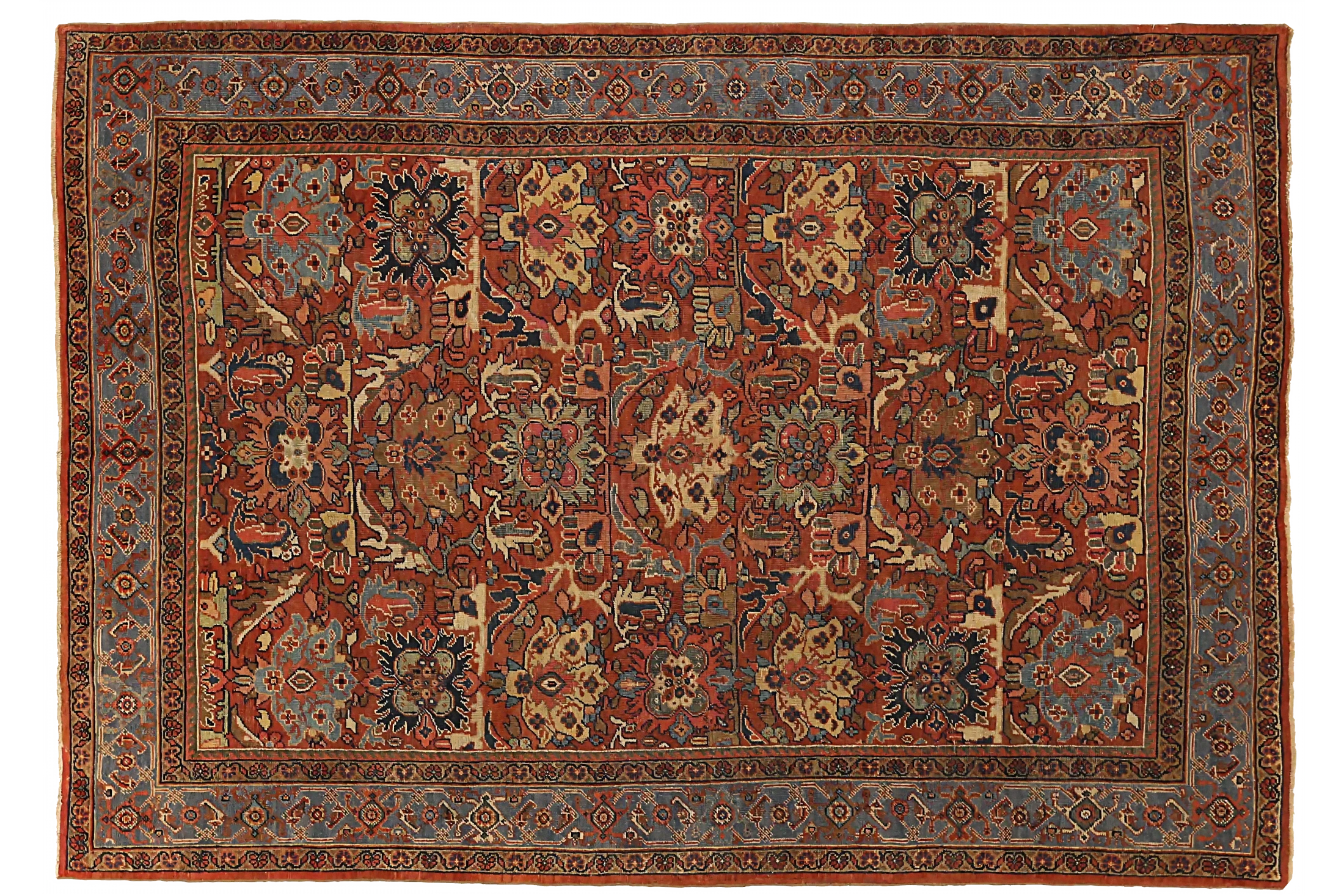 Antique Persian Sultanabad Traditional Rug 73044