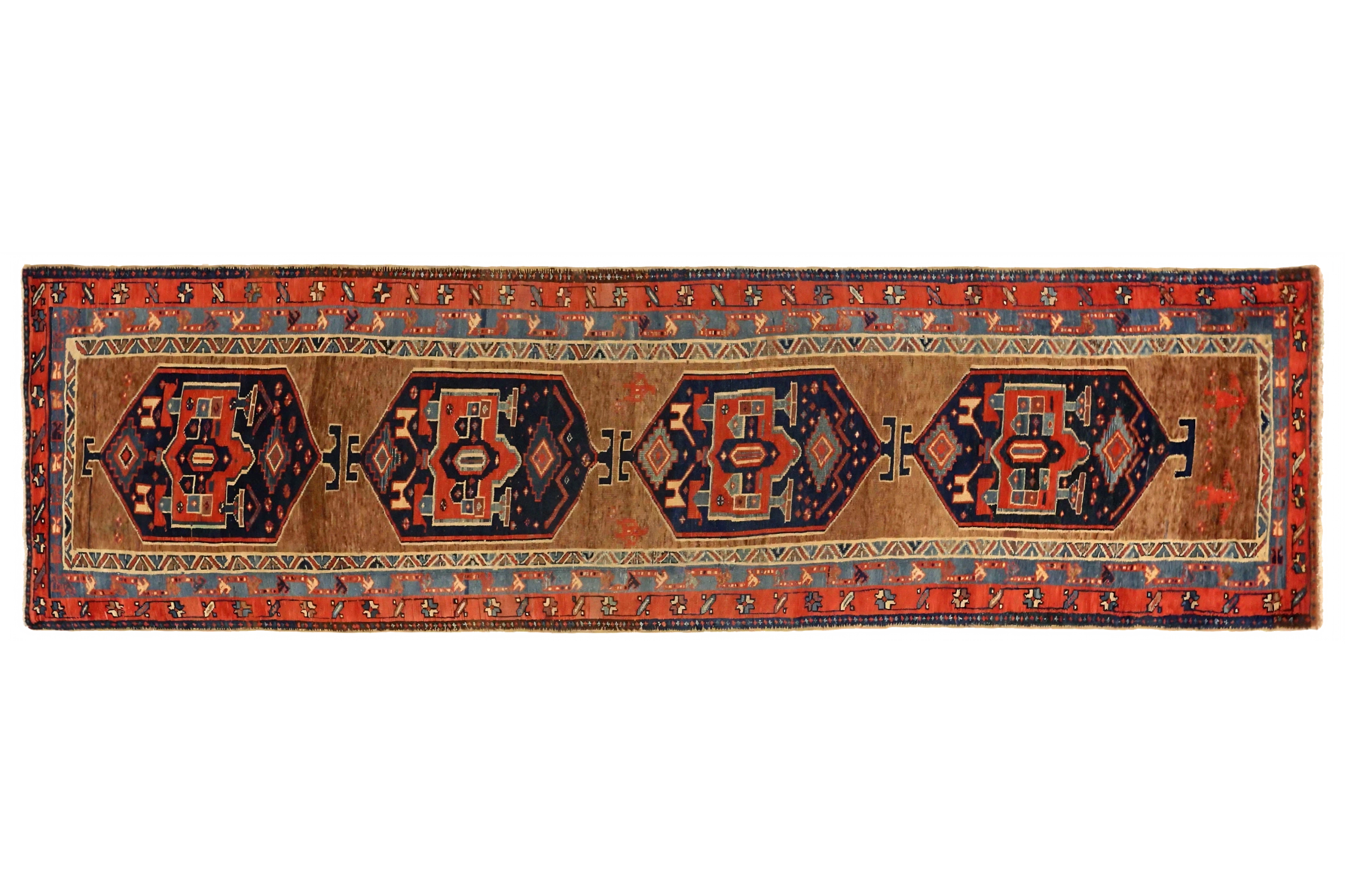 Antique Persian Karajeh Traditional Rug 73057