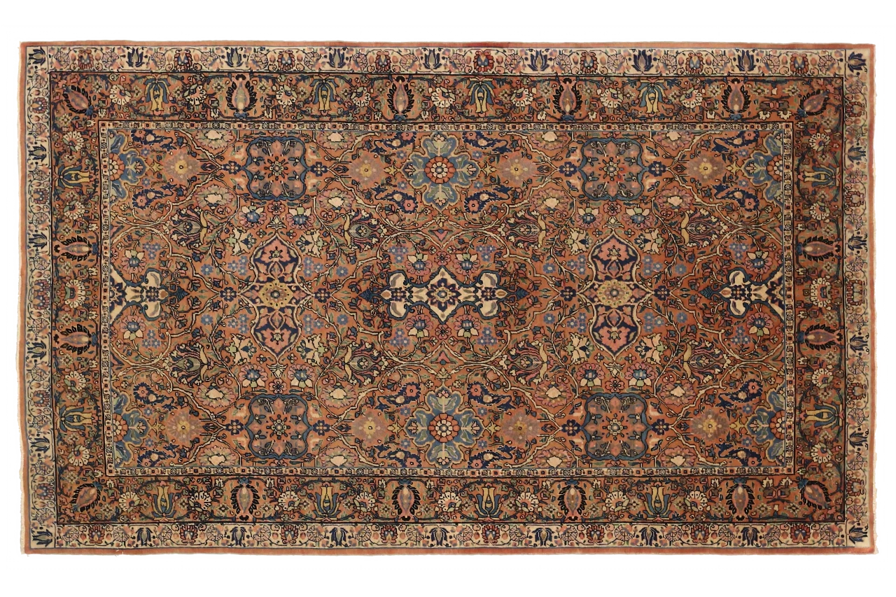 Antique Persian Semnan Traditional Rug 73062