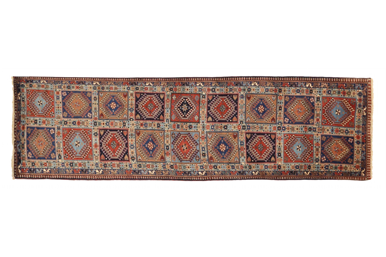 Antique Persian Shiraz Traditional Rug 73078