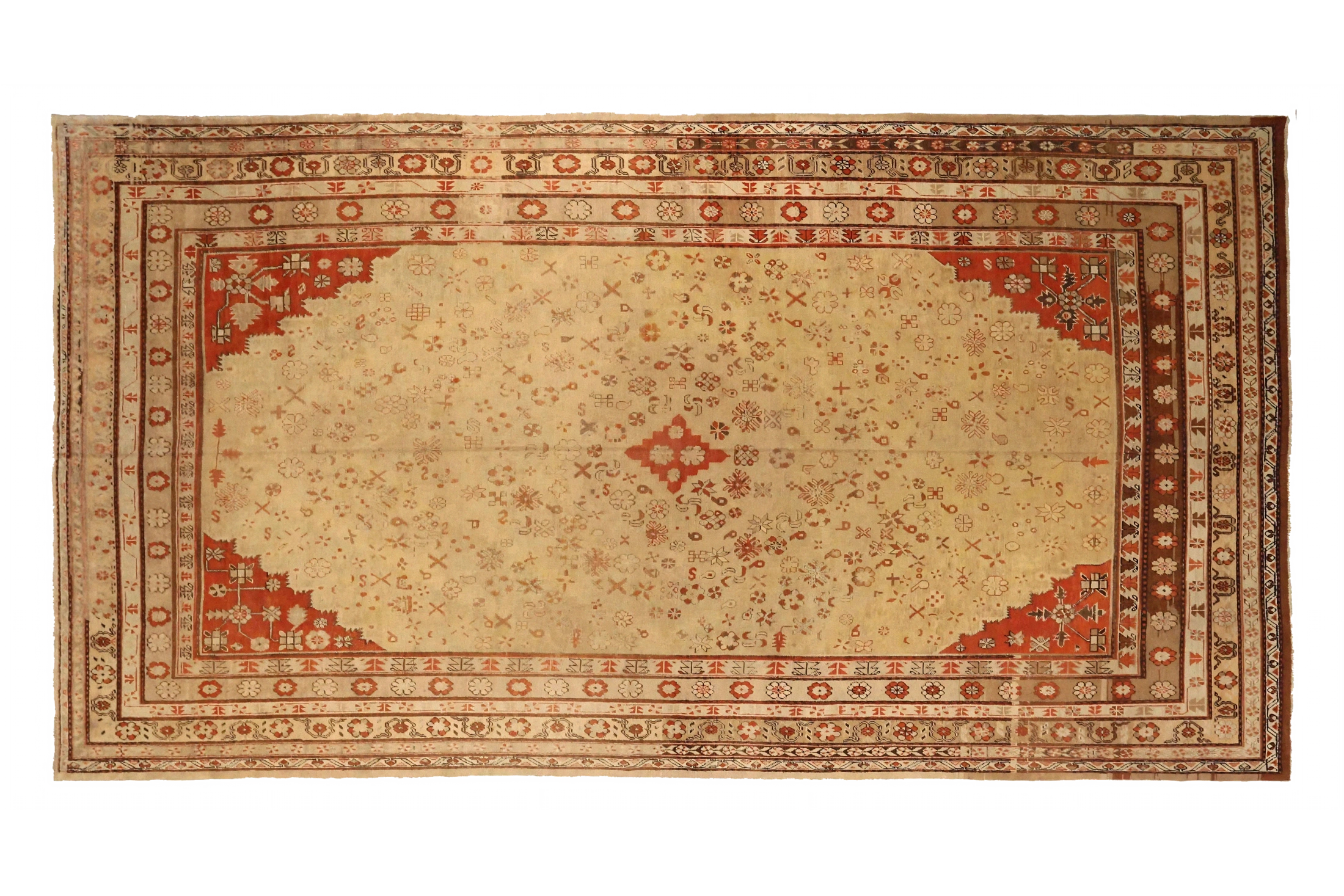 Antique Russia Khotan Traditional Rug 73120