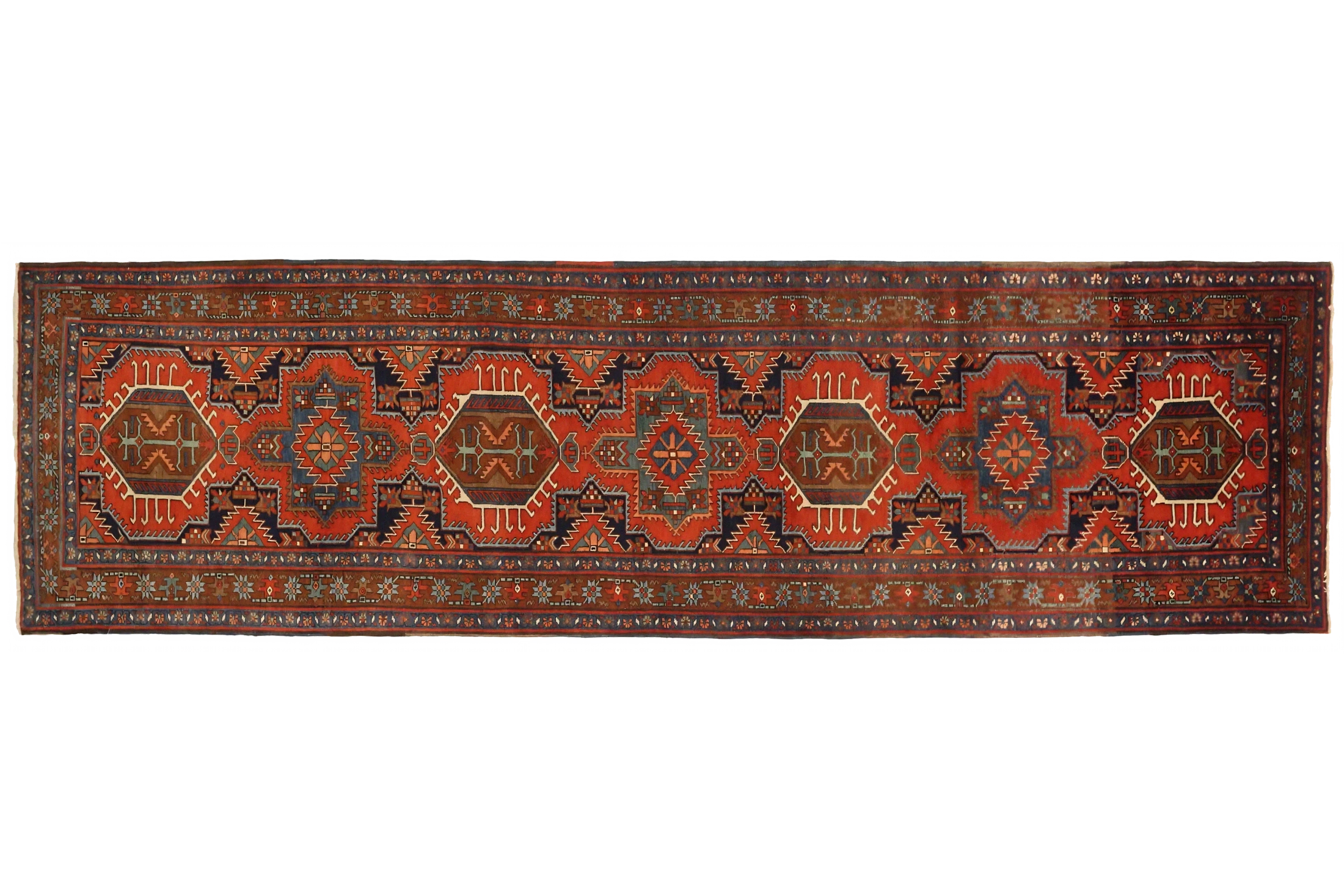 Antique Persian Azarbaijan Traditional Rug 73161