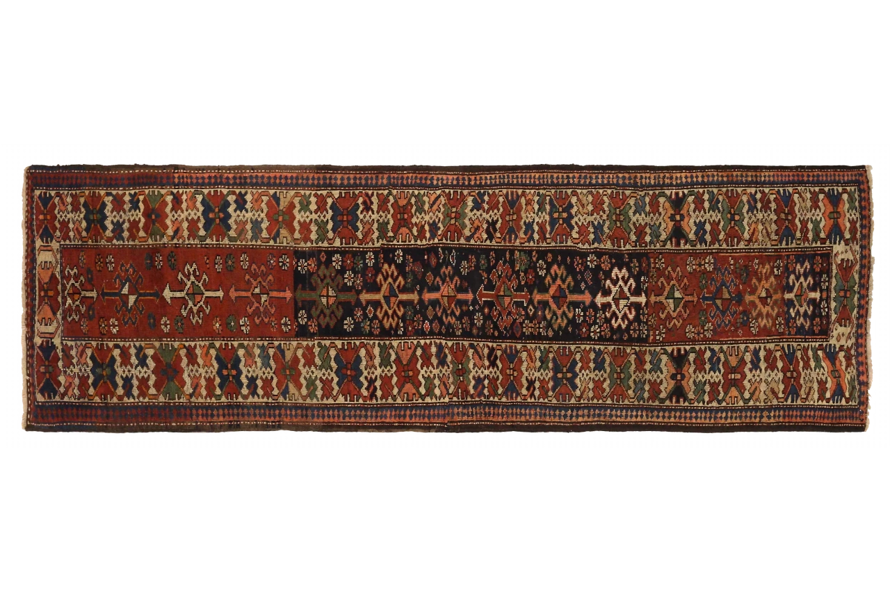 Antique Persian Kurdish Transitional Rug 73165