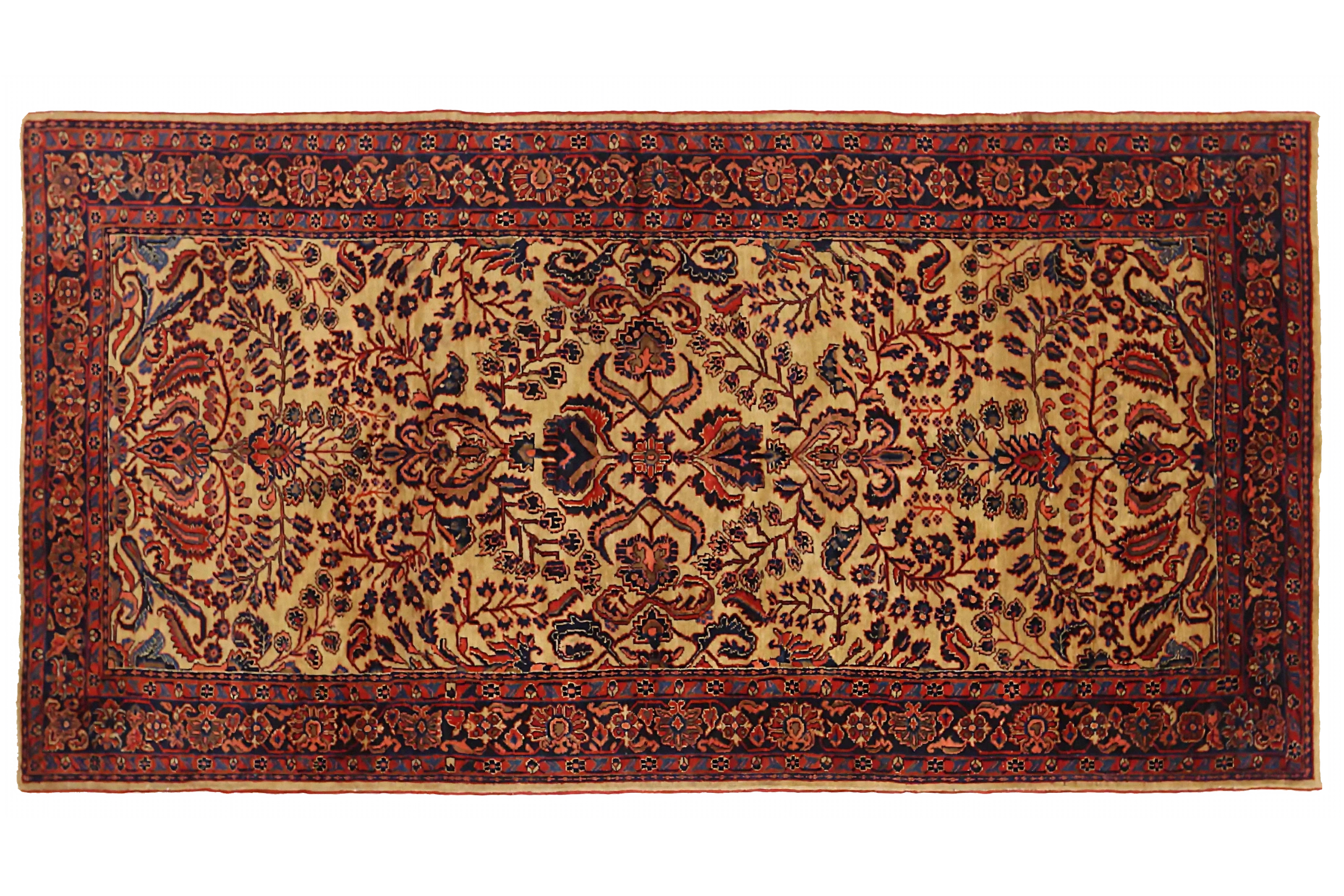 Antique Persian Traditional Rug 73203