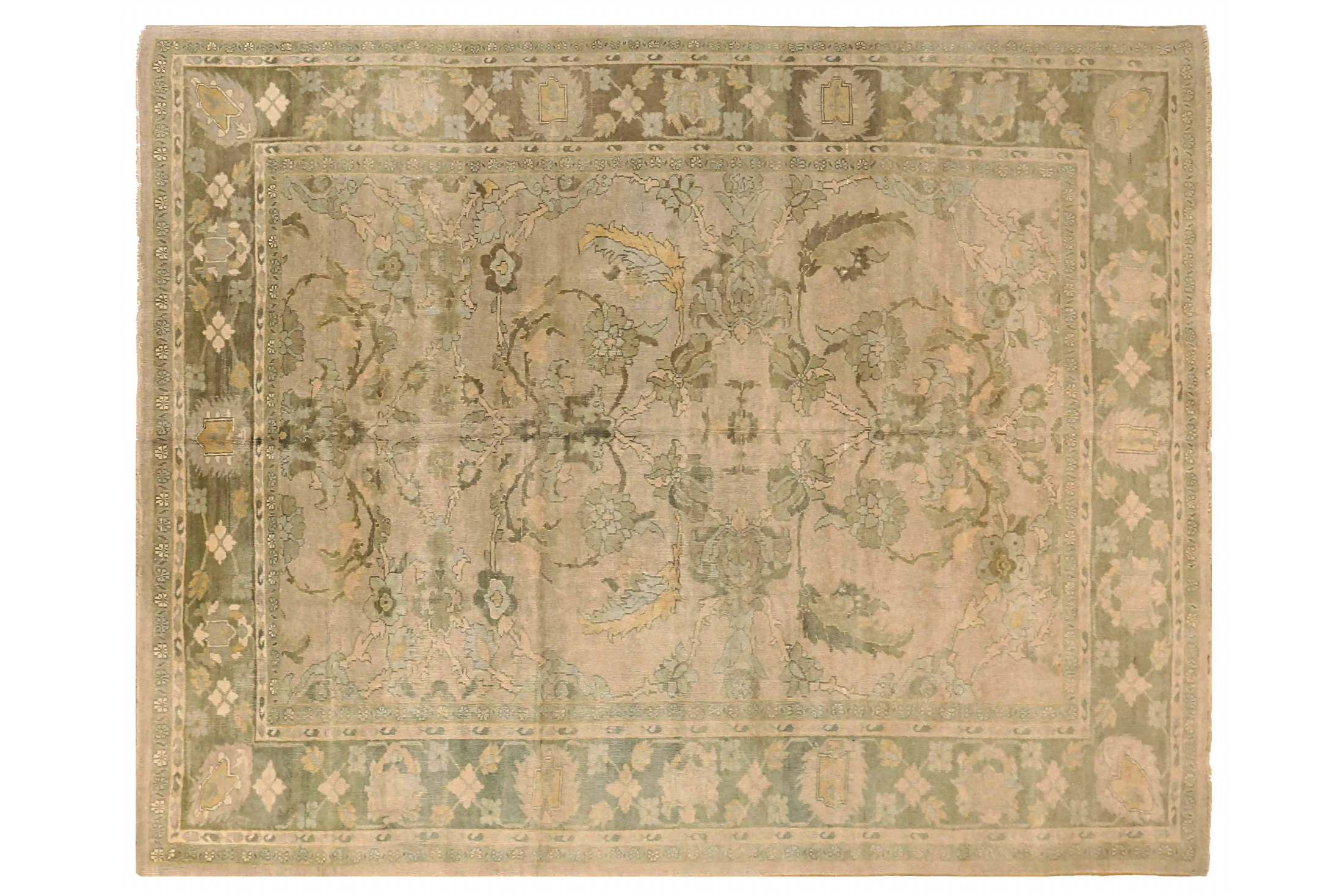 Antique Persian Sultanabad Transitional Rug 73211