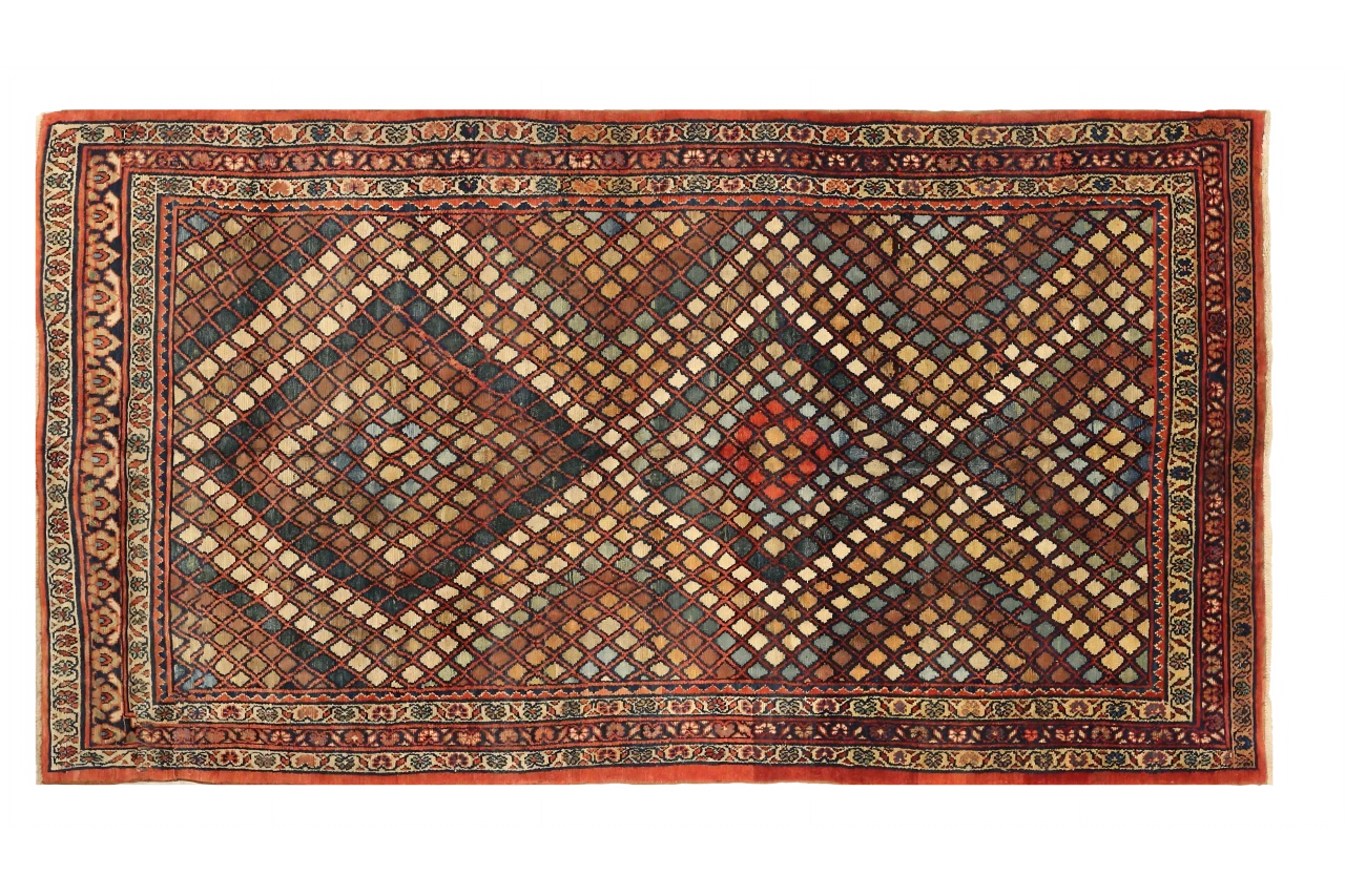 Antique Persian Transitional Rug 73241