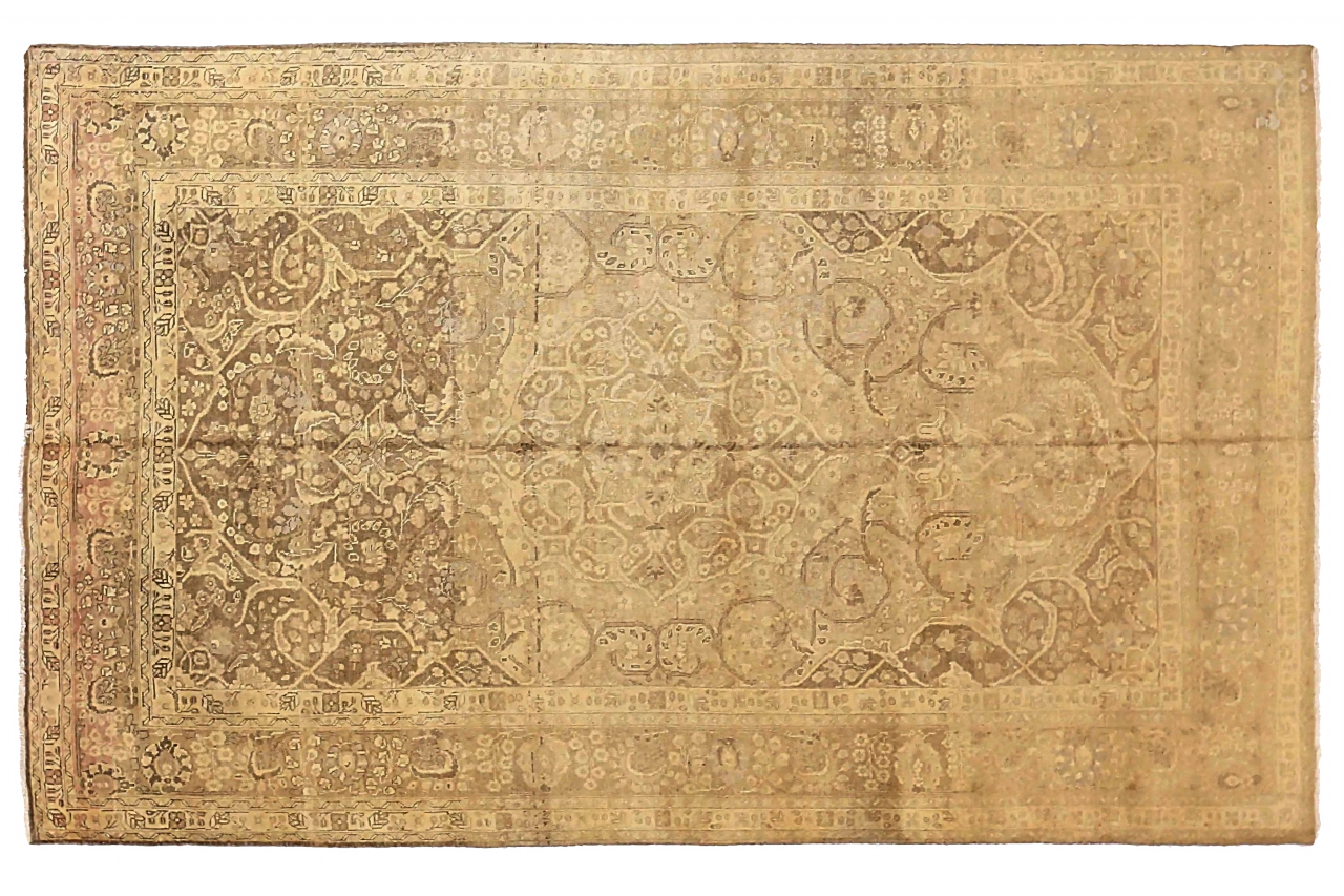 Antique Persian Tabriz Transitional Rug 73247