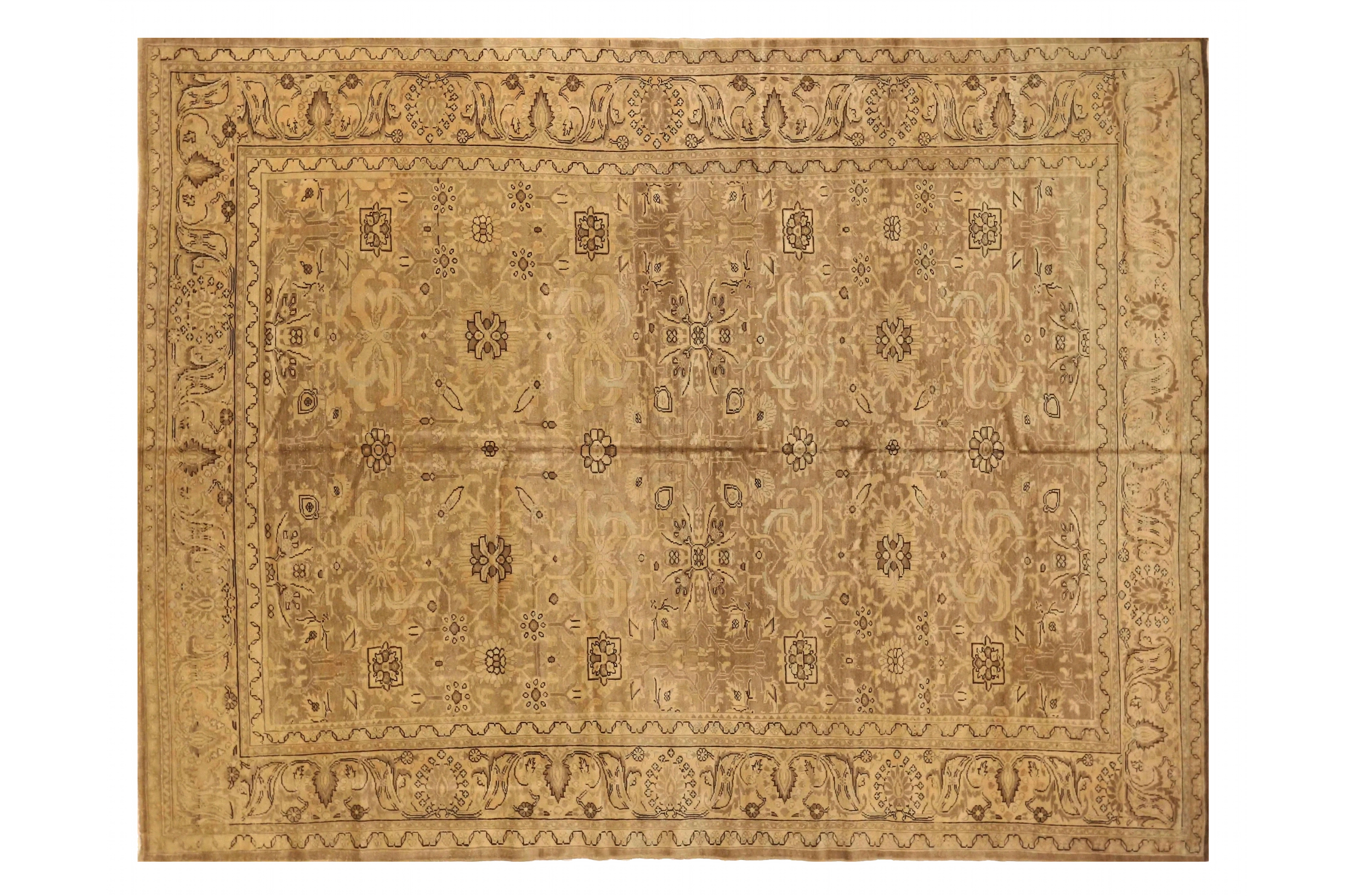 Antique Persian Malayer Transitional Rug 73279