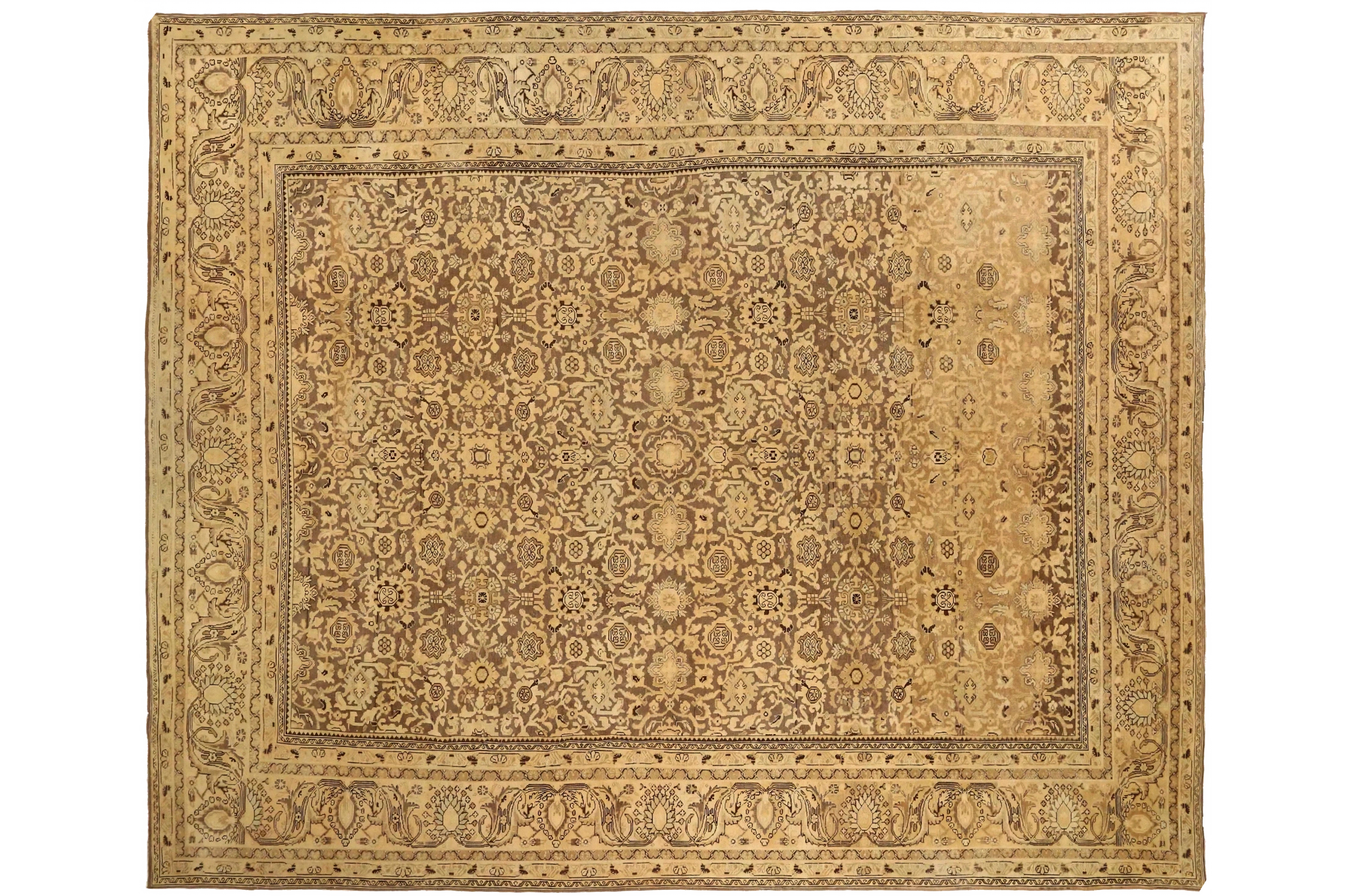 Antique Persian Malayer Transitional Rug 73280