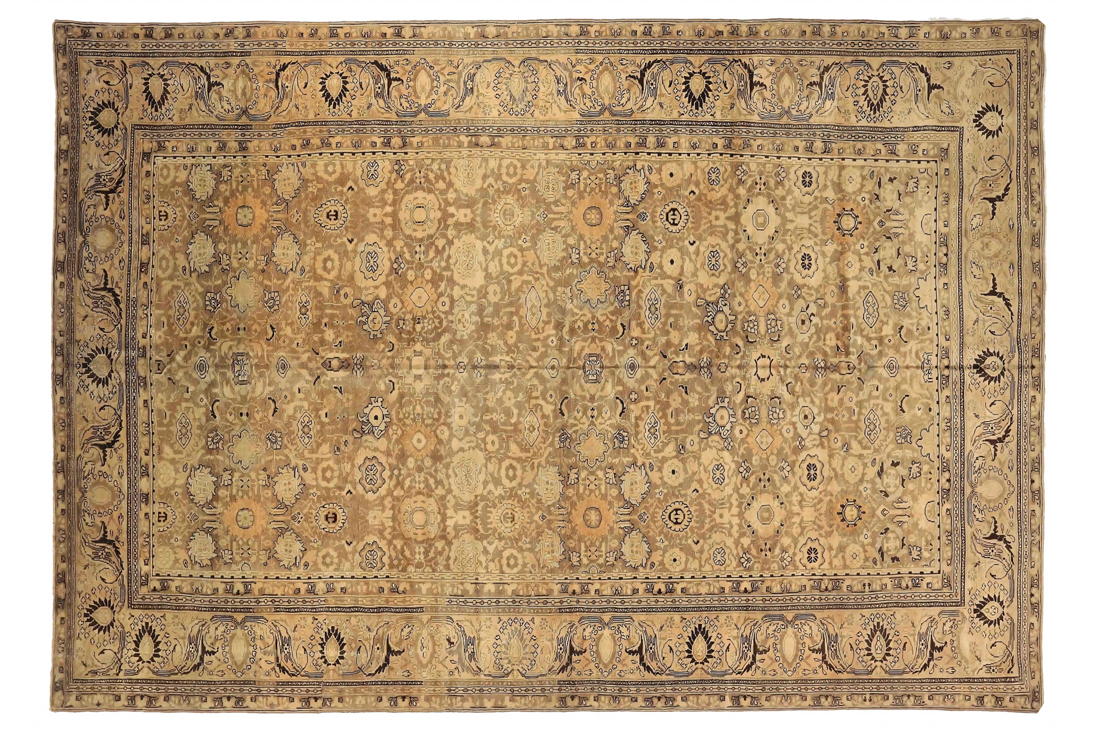 Antique Persian Malayer Transitional Rug 73282