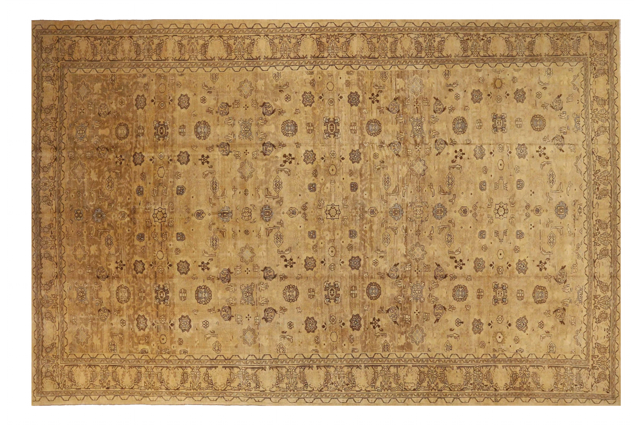 Antique Persian Hamadan Transitional Rug 73298