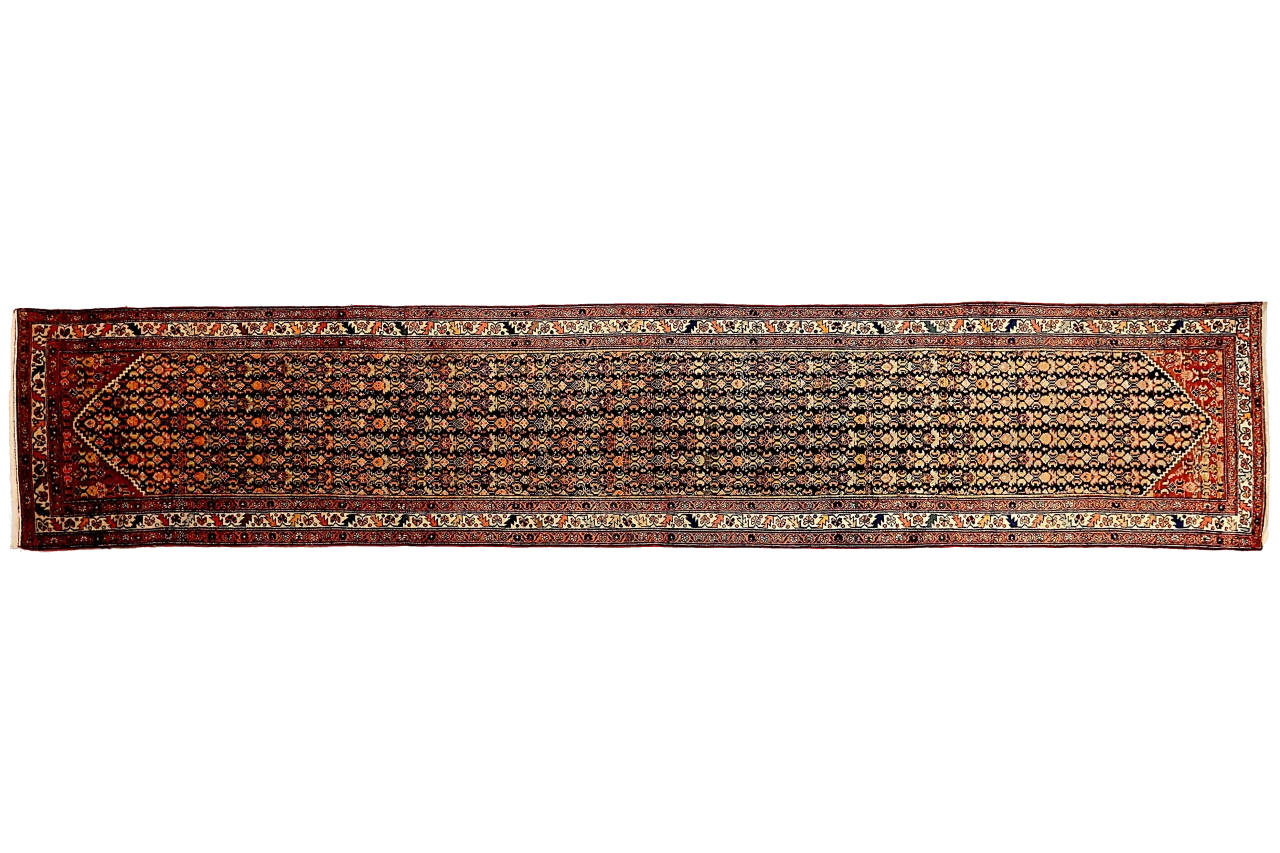 Antique Persian Malayer Traditional Rug 73318