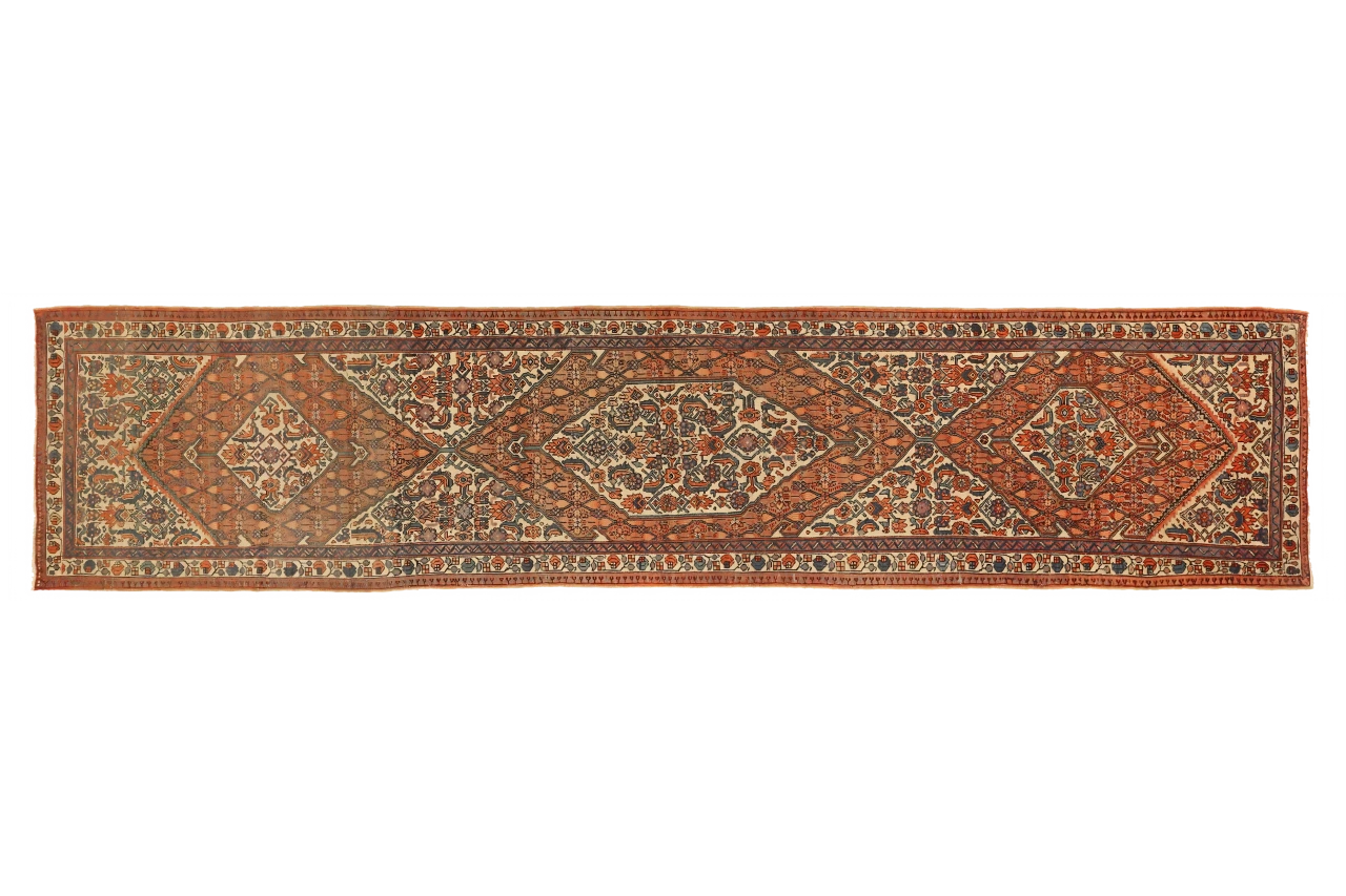 Antique Persian Malayer Traditional Rug 73324