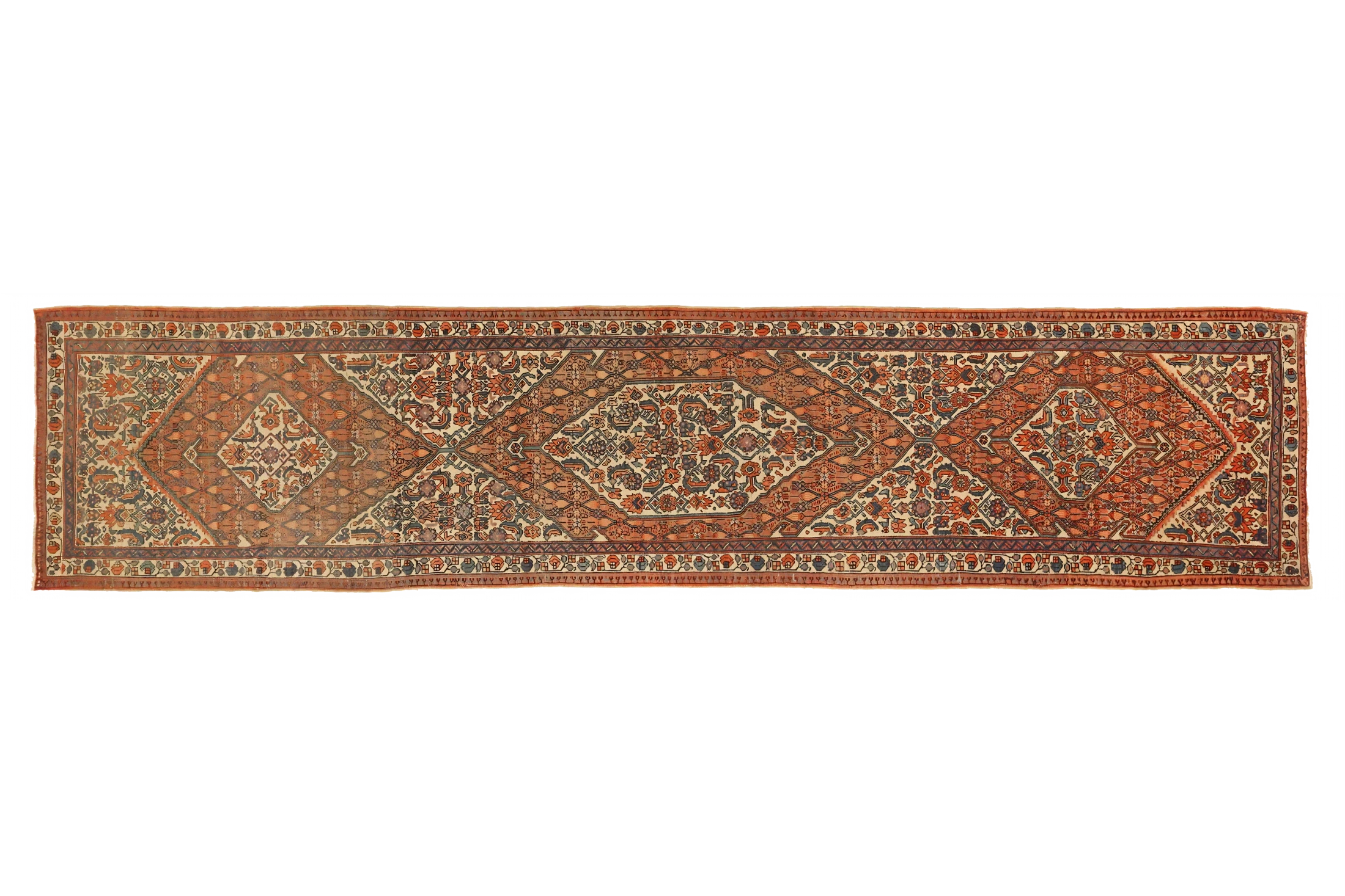 Antique Persian Malayer Traditional Rug 73324