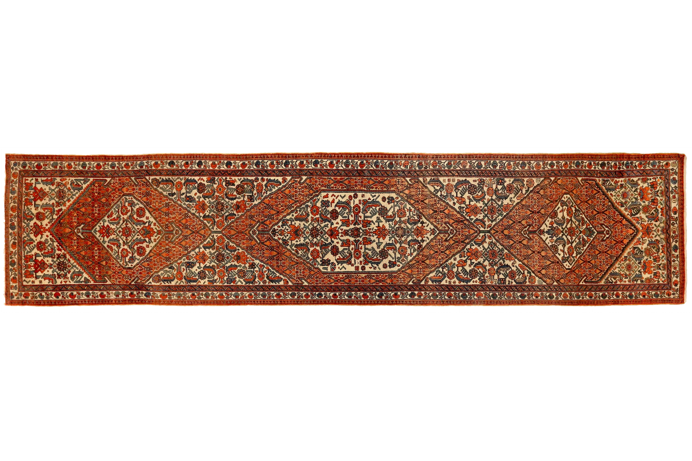 Antique Persian Malayer Traditional Rug 73325