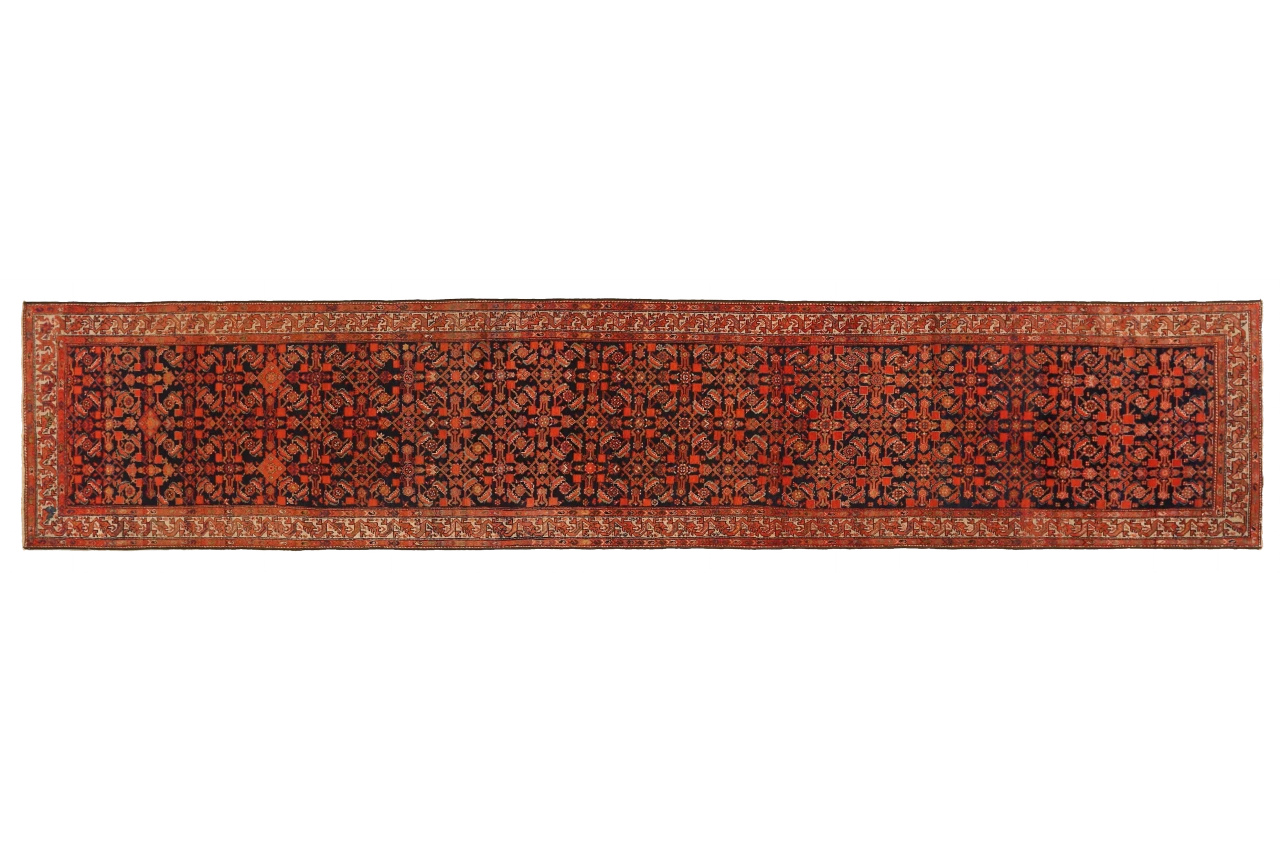 Antique Persian Malayer Traditional Rug 73327