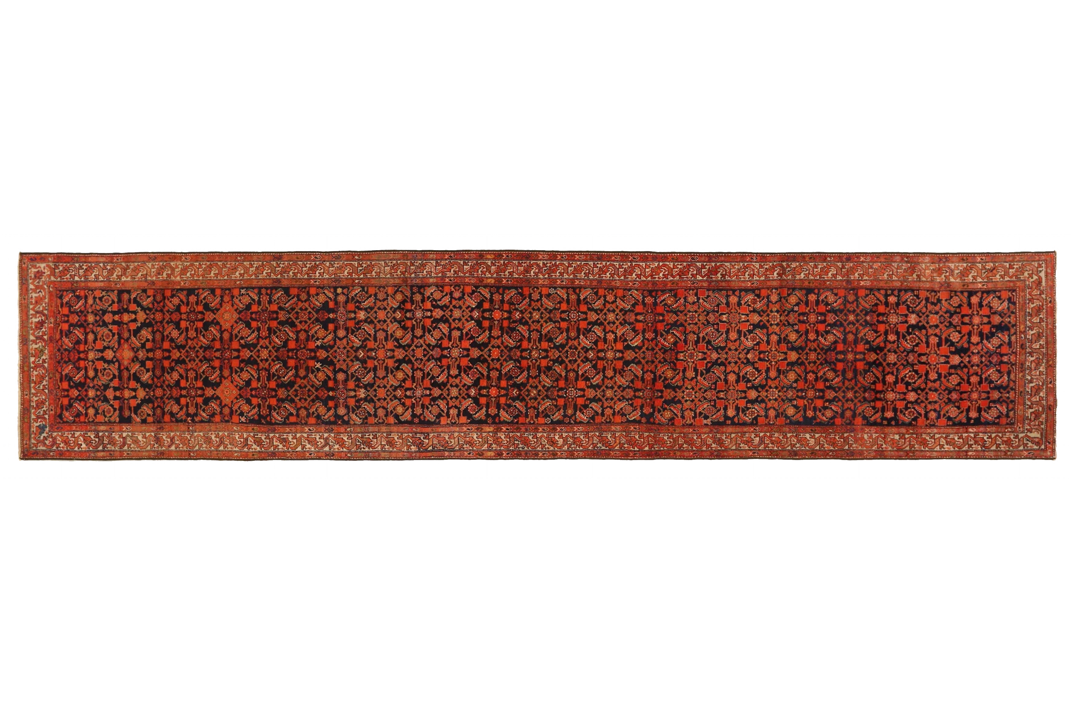 Antique Persian Malayer Traditional Rug 73327