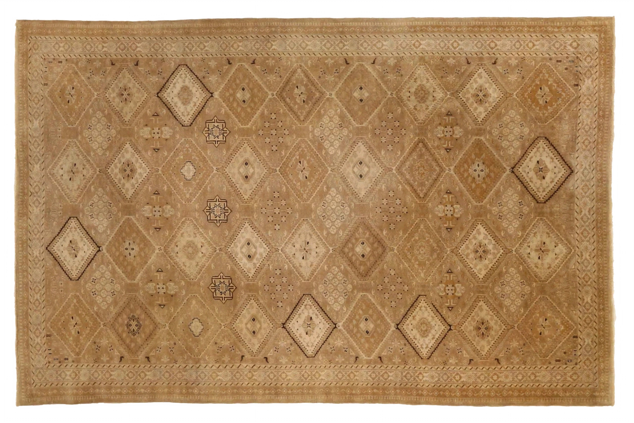 Antique Persian Shiraz Transitional Rug 73360